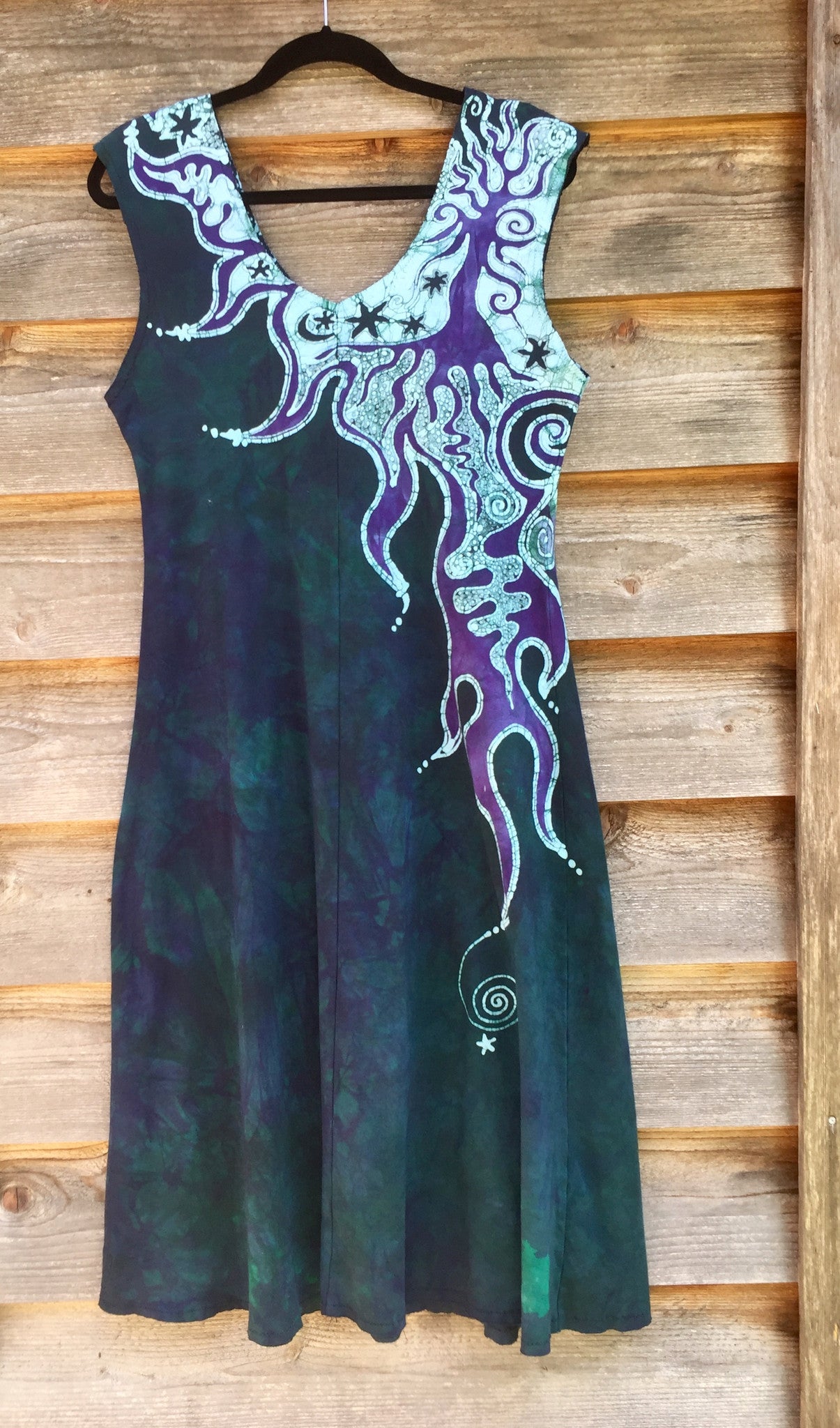 Cascading Tree Mountain Organic Cotton Batik Dress - Batikwalla
- 7