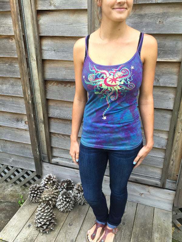 Sunrise Moon Star Stretchy Batik Camisole - Batikwalla
- 5