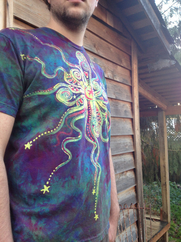 Sunrise Sunset Moon Star Batik T-shirt Tshirts batikwalla