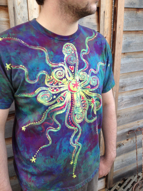 Sunrise Sunset Moon Star Batik T-shirt Tshirts batikwalla