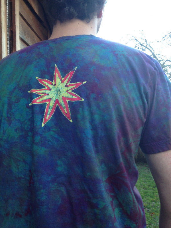 Sunrise Sunset Moon Star Batik T-shirt Tshirts batikwalla