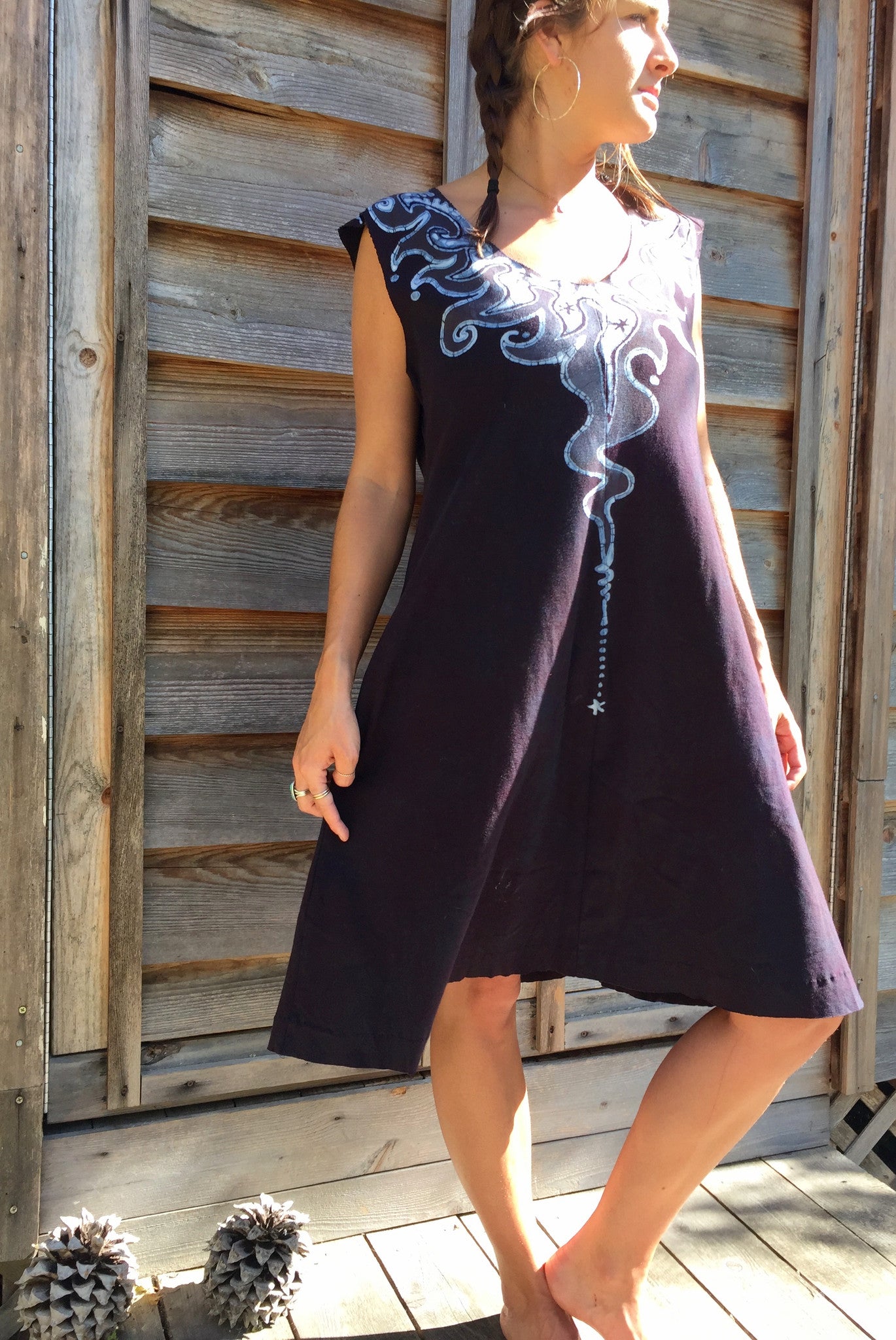 Lava Rock Organic Cotton Batik Dress - Batikwalla
- 7