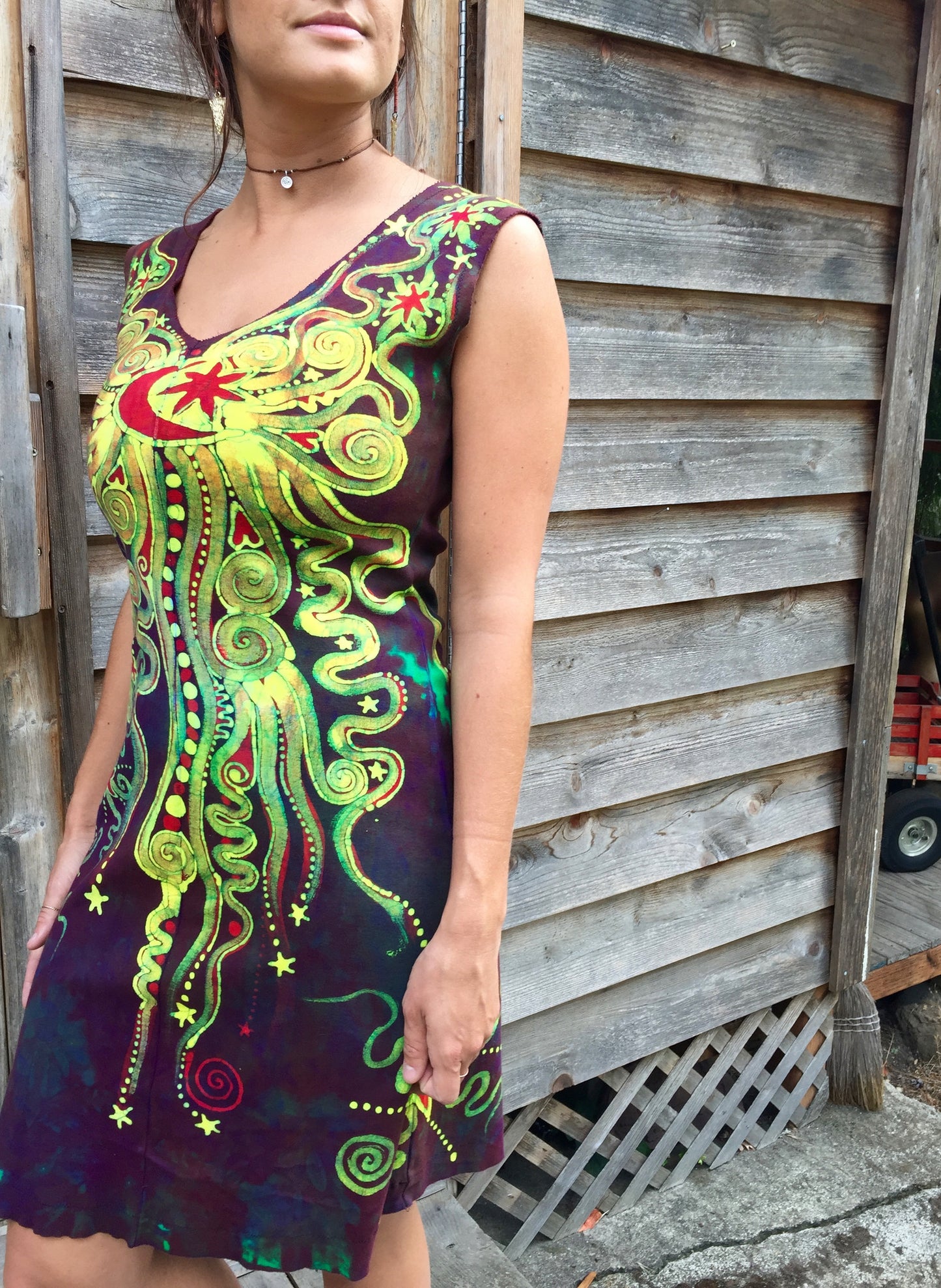 Mystic Stardust Organic Cotton Batik Dress - Batikwalla
- 8