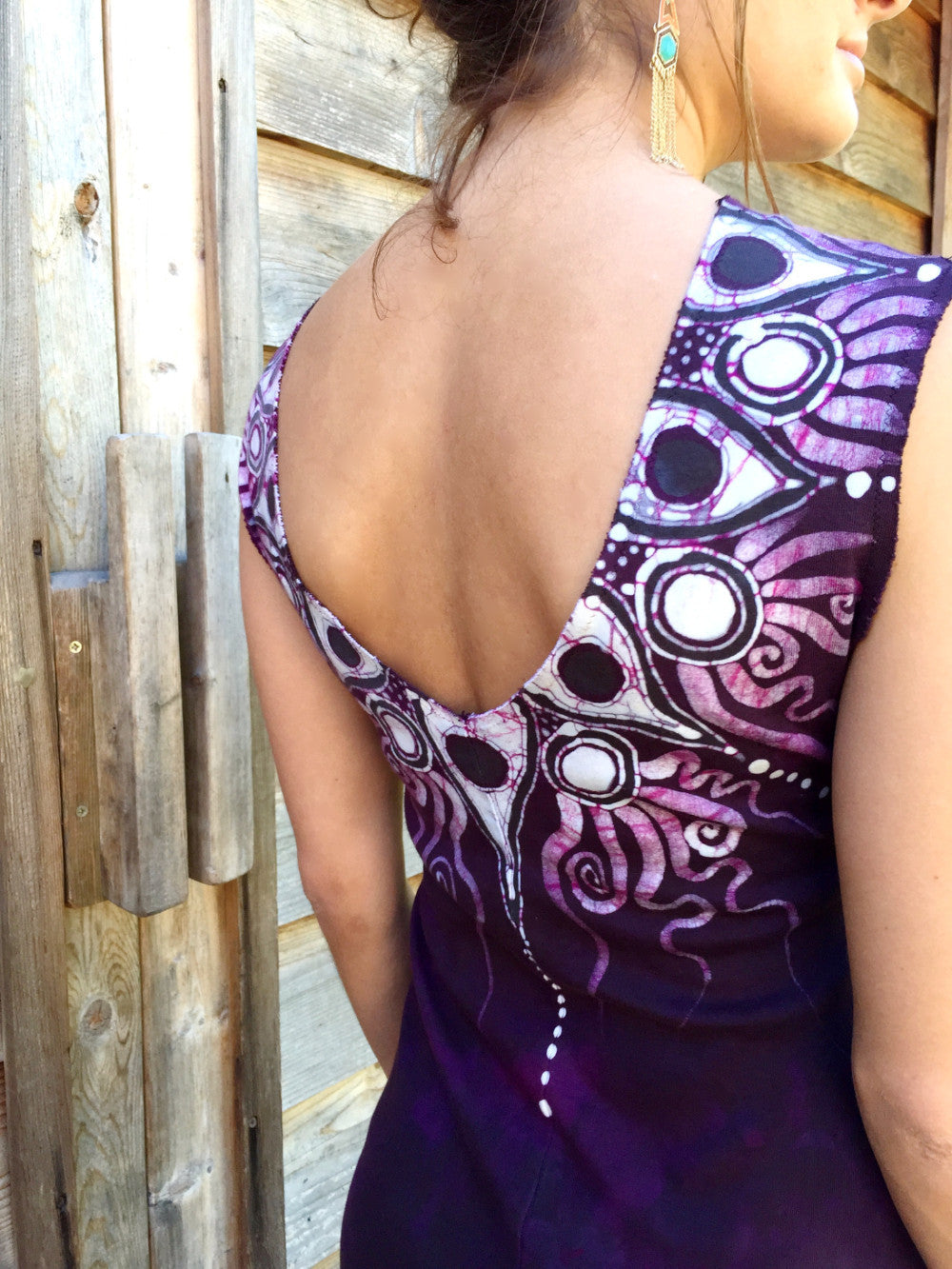 Untethered Love Medallion Organic Cotton Batik Dress - Batikwalla
- 6