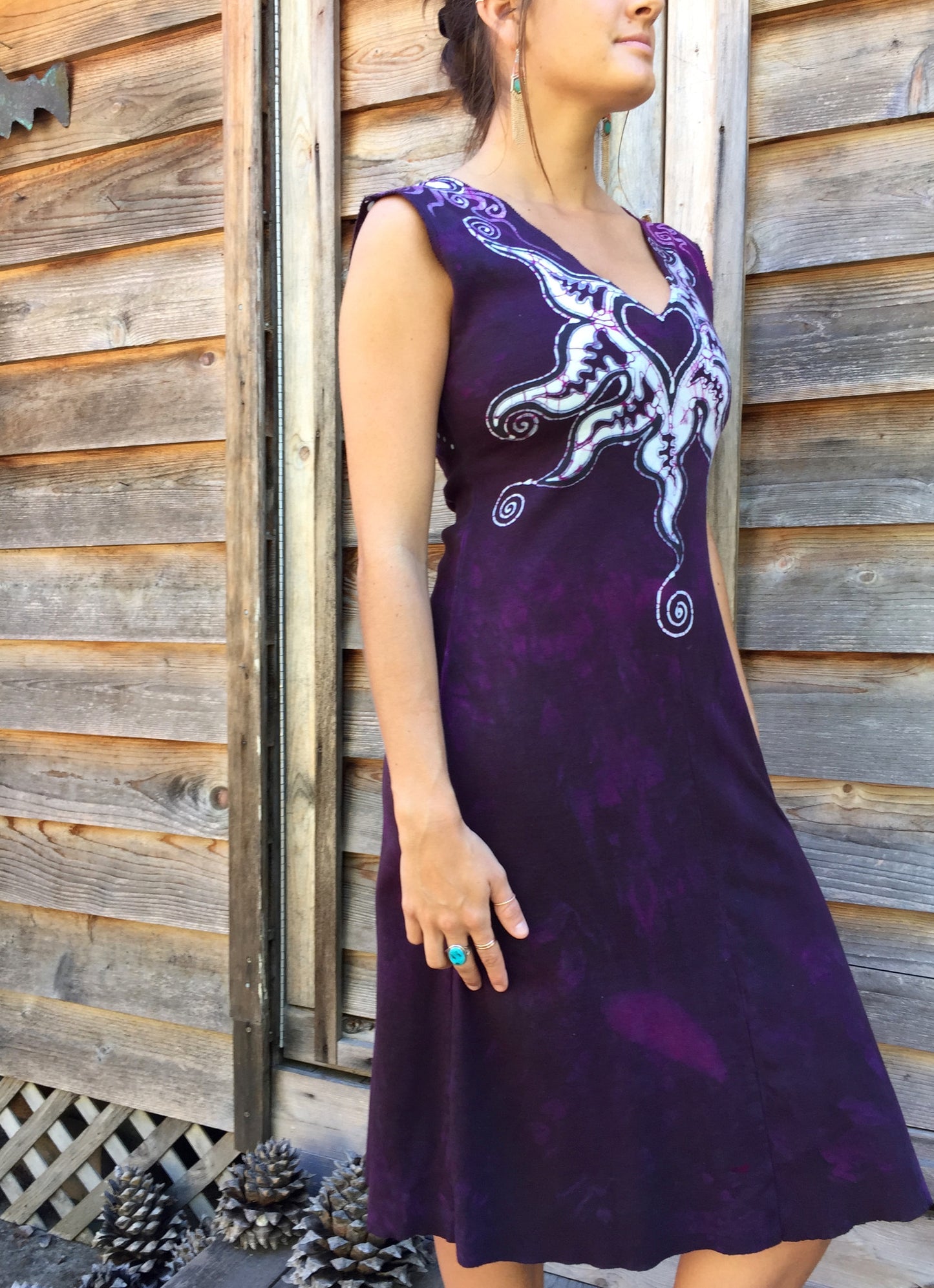 Untethered Love Medallion Organic Cotton Batik Dress - Batikwalla
- 4