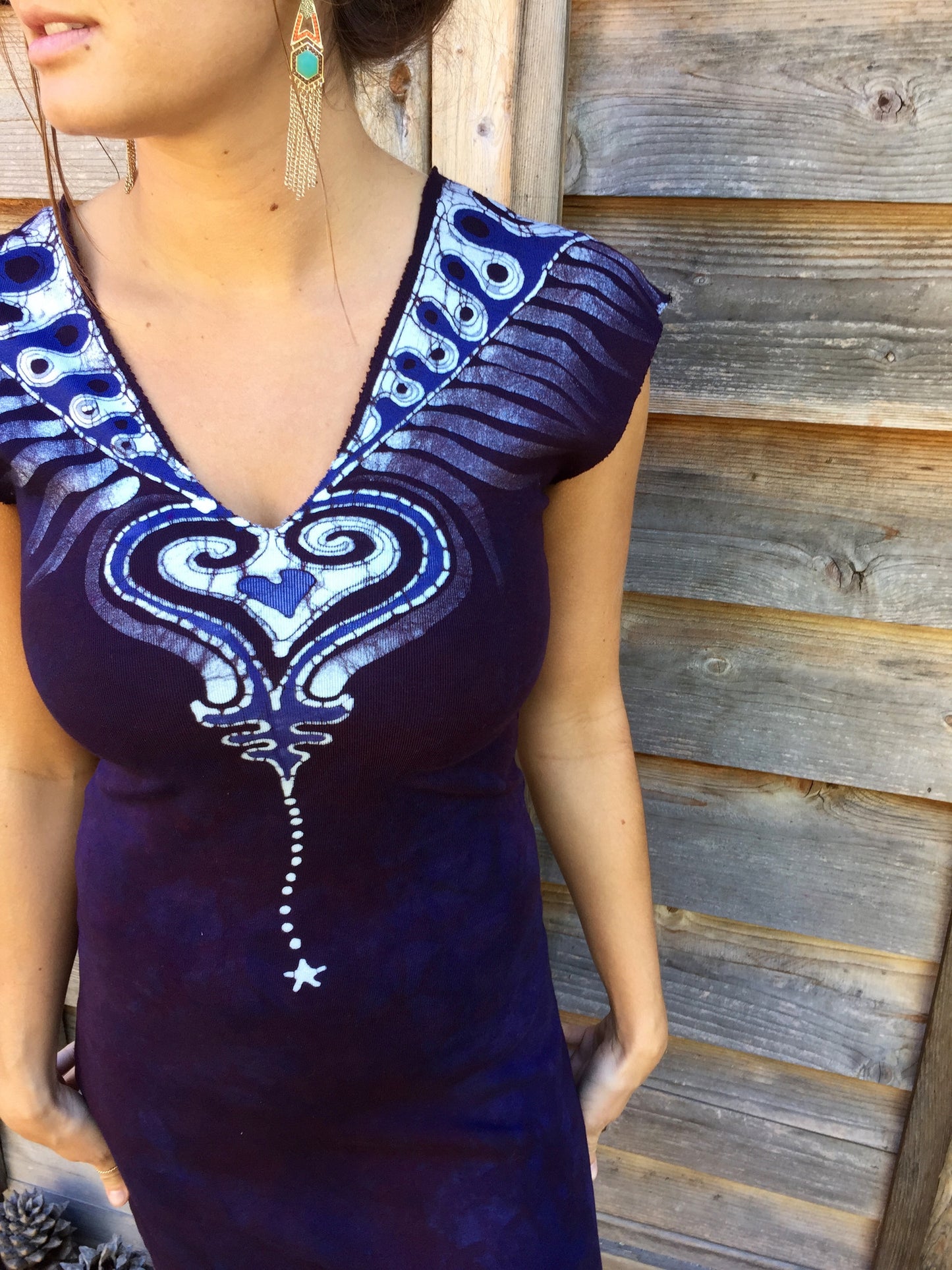 The Story Of My Love Organic Cotton Batik Dress - Batikwalla
- 1