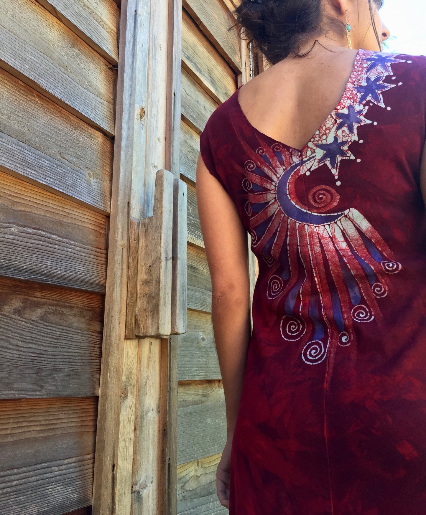 Cranberry Magick Organic Cotton Batik Dress - Batikwalla
- 7