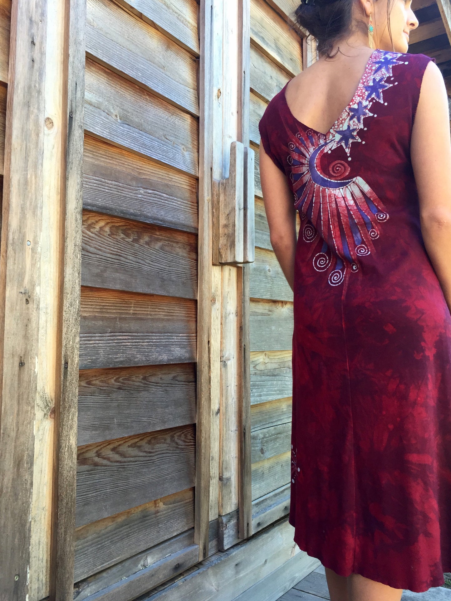 Cranberry Magick Organic Cotton Batik Dress - Batikwalla
- 4