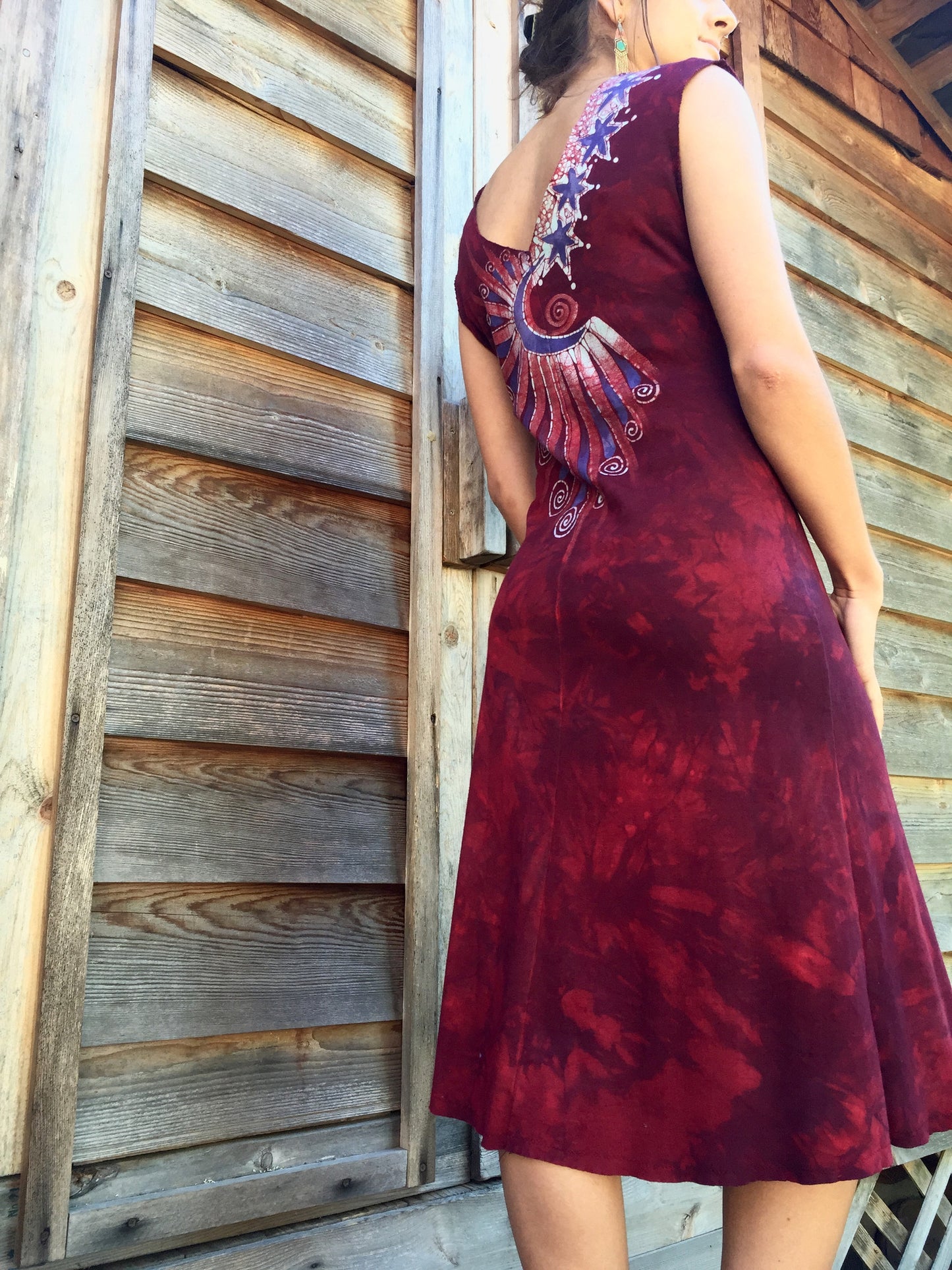Cranberry Magick Organic Cotton Batik Dress - Batikwalla
- 5