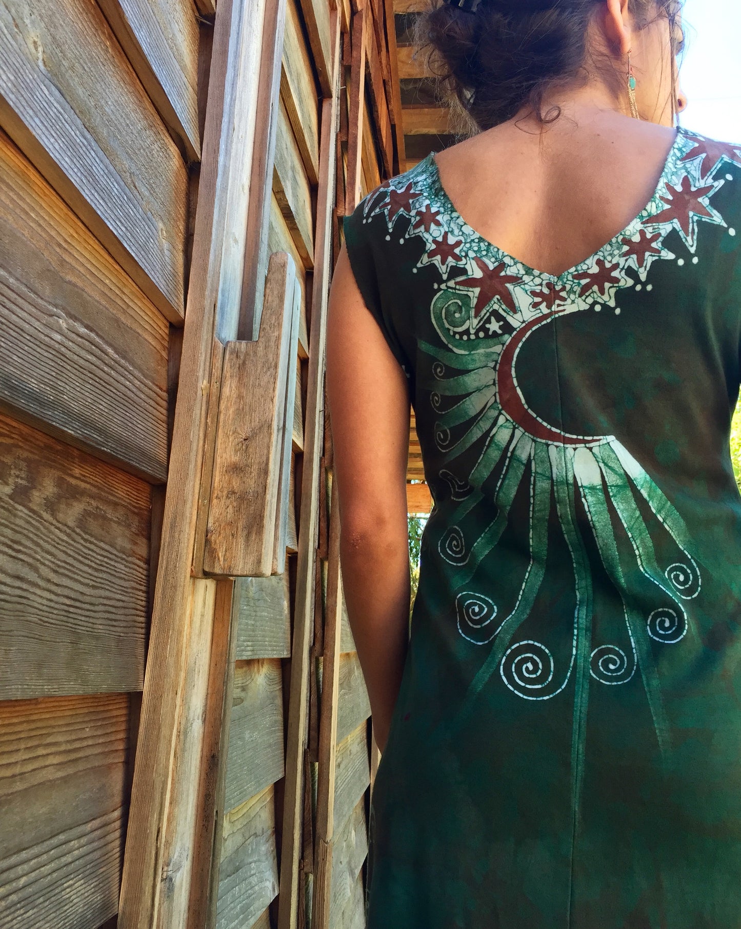 Usnea in the Oak Tree Organic Cotton Batik Dress - Batikwalla
- 3