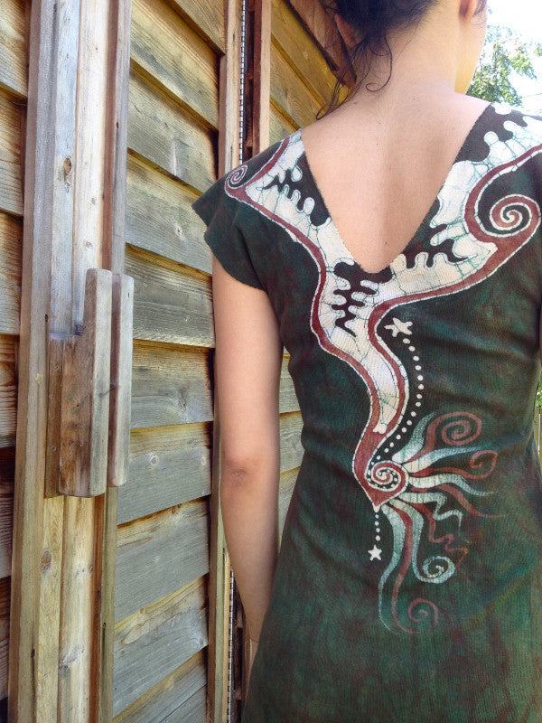 Cosmic Sage Heart Organic Cotton Batik Dress - Batikwalla
- 4