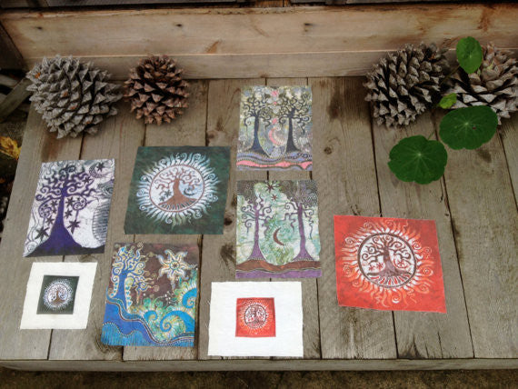 Forest Green Tree of Life Batik Print Patch - Batikwalla
- 4