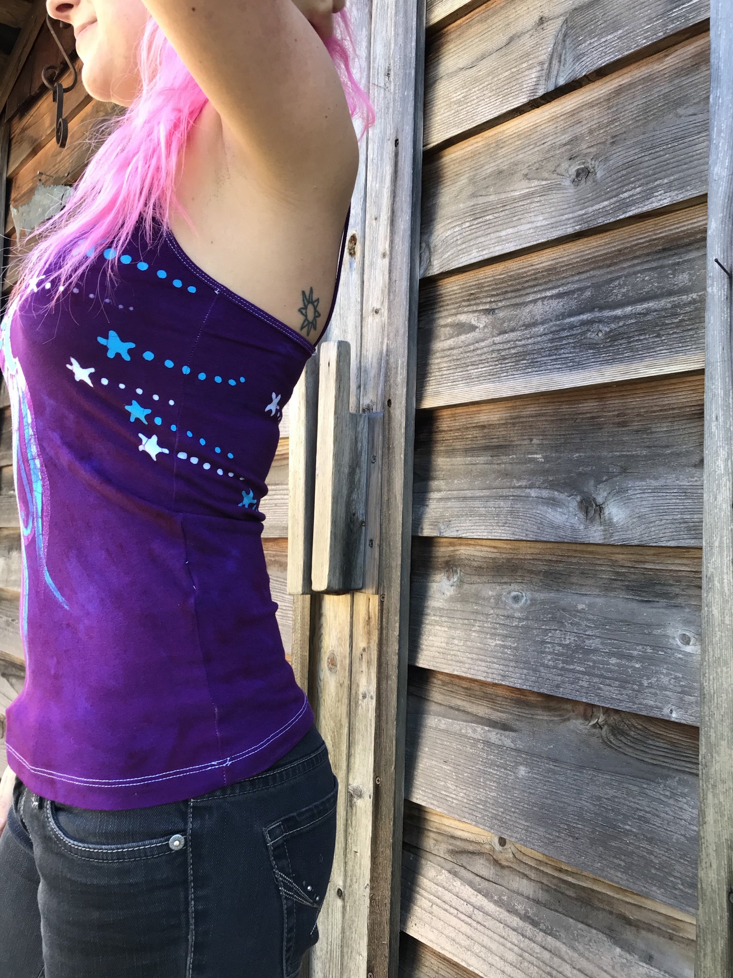 Purple Passion Yoga Camisole Tops batikwalla