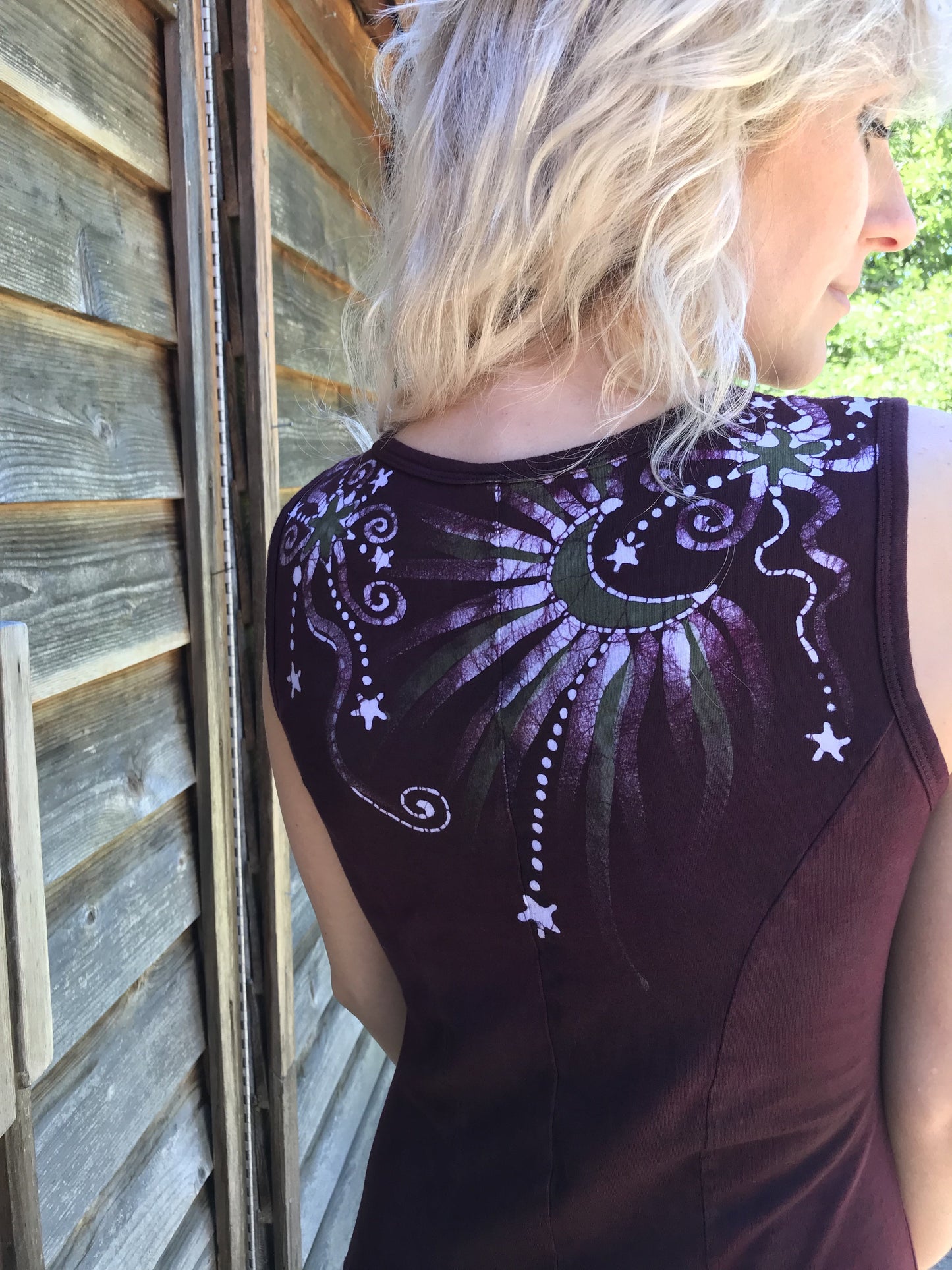 Clay Dancing Sage Goddess Batikwalla Summer Dress Batik Dresses Batikwalla