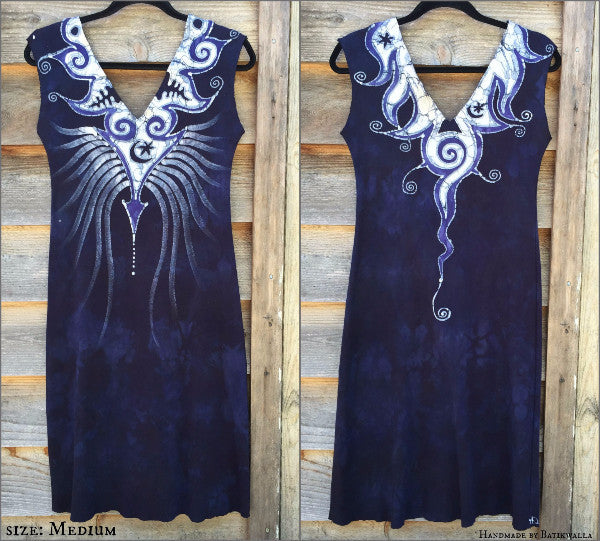 Midnight Blue Angel Organic Cotton Batik Dress - Batikwalla
- 6