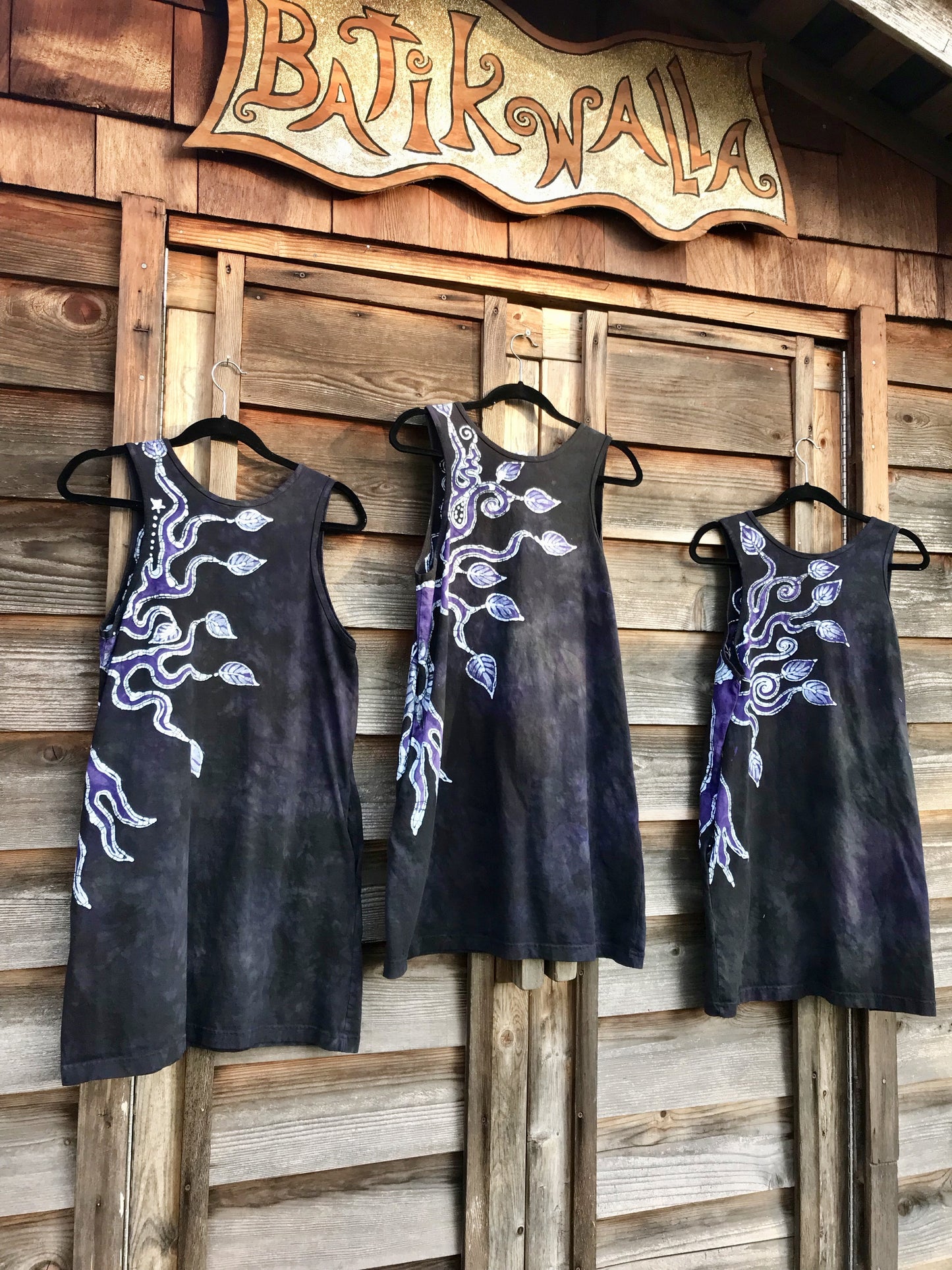 Summer Owl Dress in Moss Batik Dresses Batikwalla by Victoria