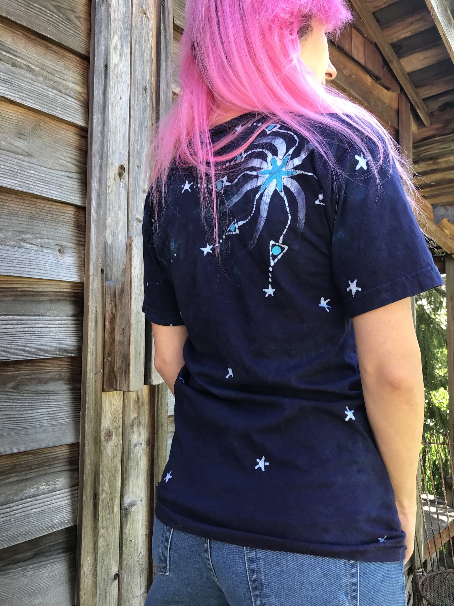 You Are Your Universe Vneck Tee Batikwalla by Victoria
