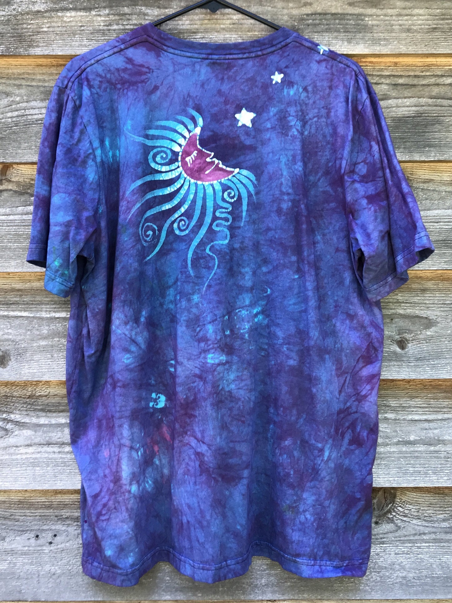 Brighten Up The Blues With The Sun - Handmade Batik Tshirt