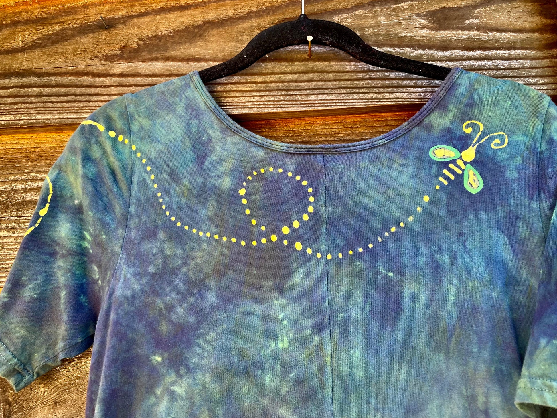 Blue Sunflower Batik Dress With Pockets Batik Dresses Batikwalla
