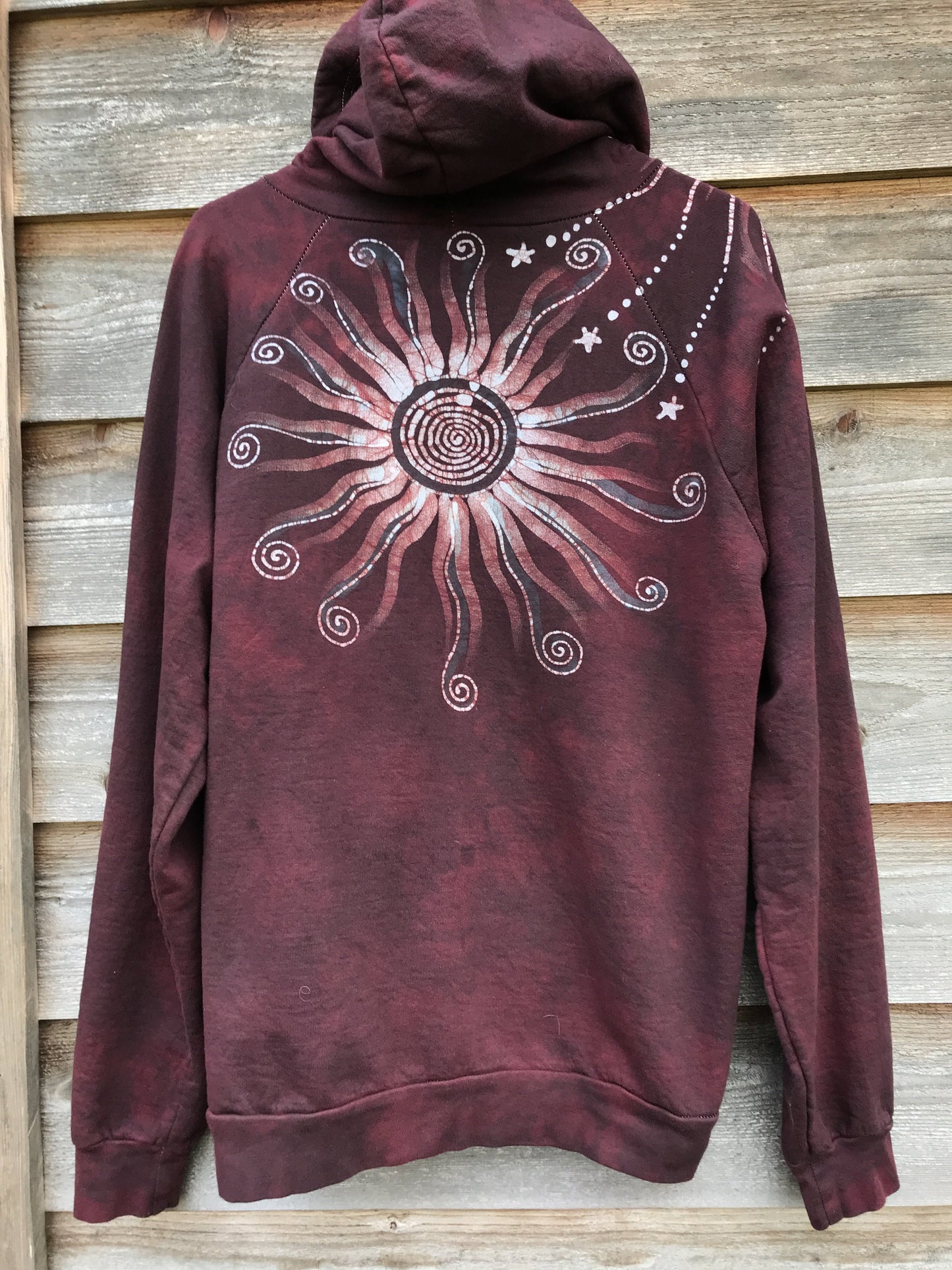 Rooted In Love Organic Cotton Batikwalla Hoodie - Unisex Size Large