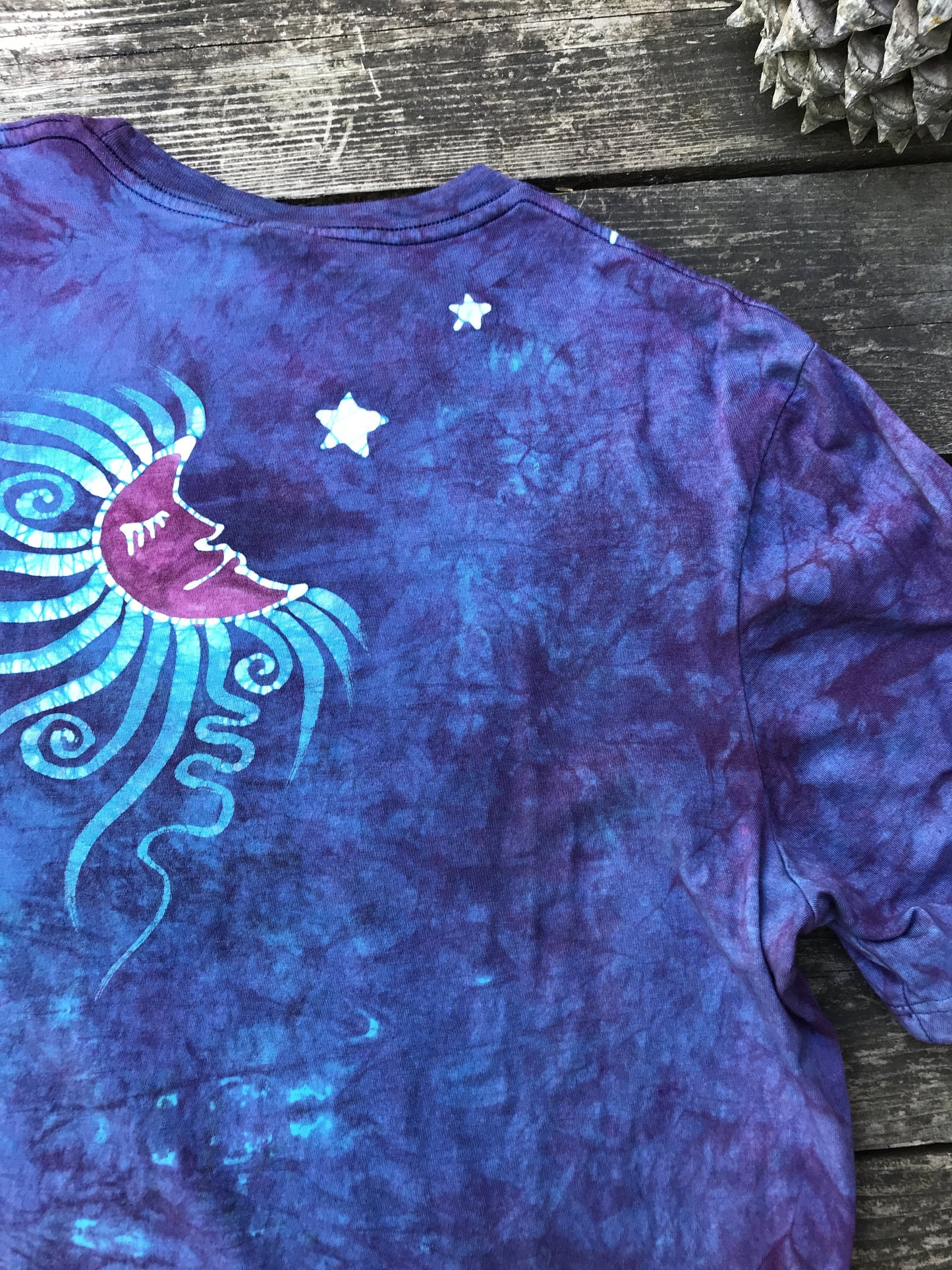 Brighten Up The Blues With The Sun - Handmade Batik Tshirt