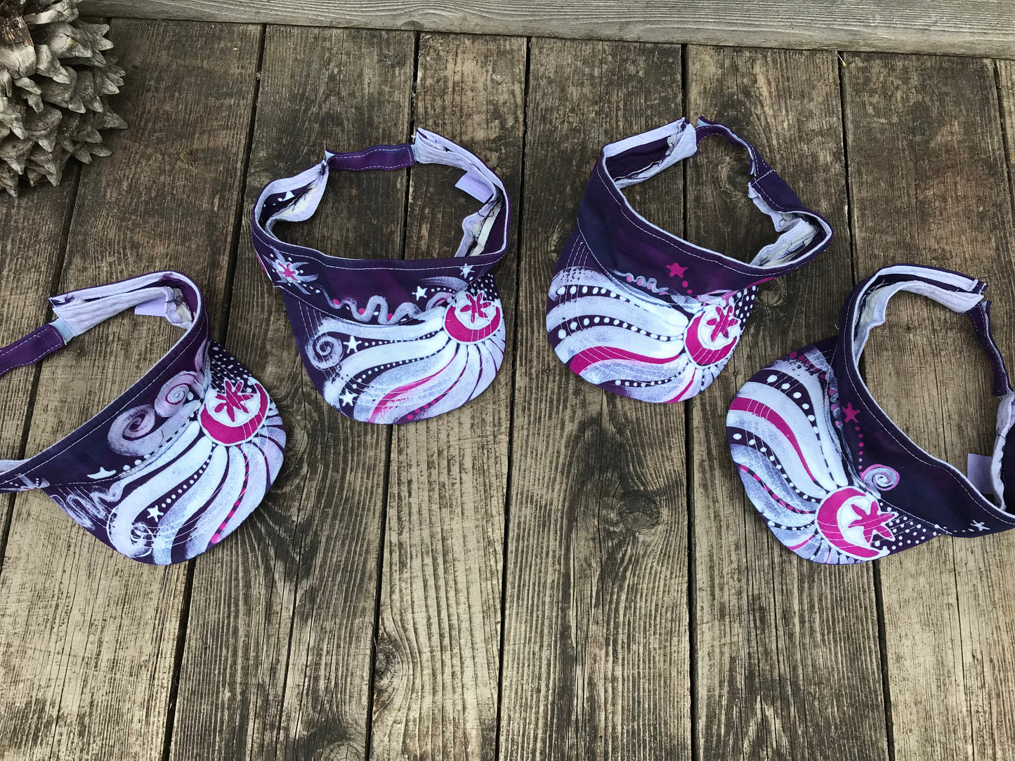 Cool Purple Sun Visor Hat Creative Ideas batikwalla