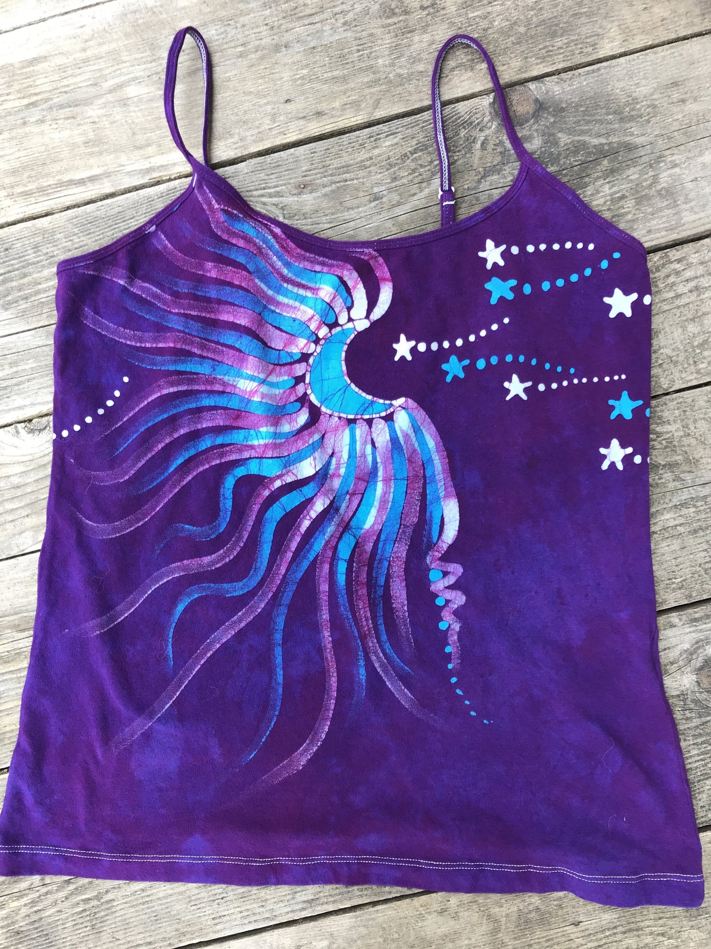 Purple Passion Yoga Camisole Tops batikwalla 1X