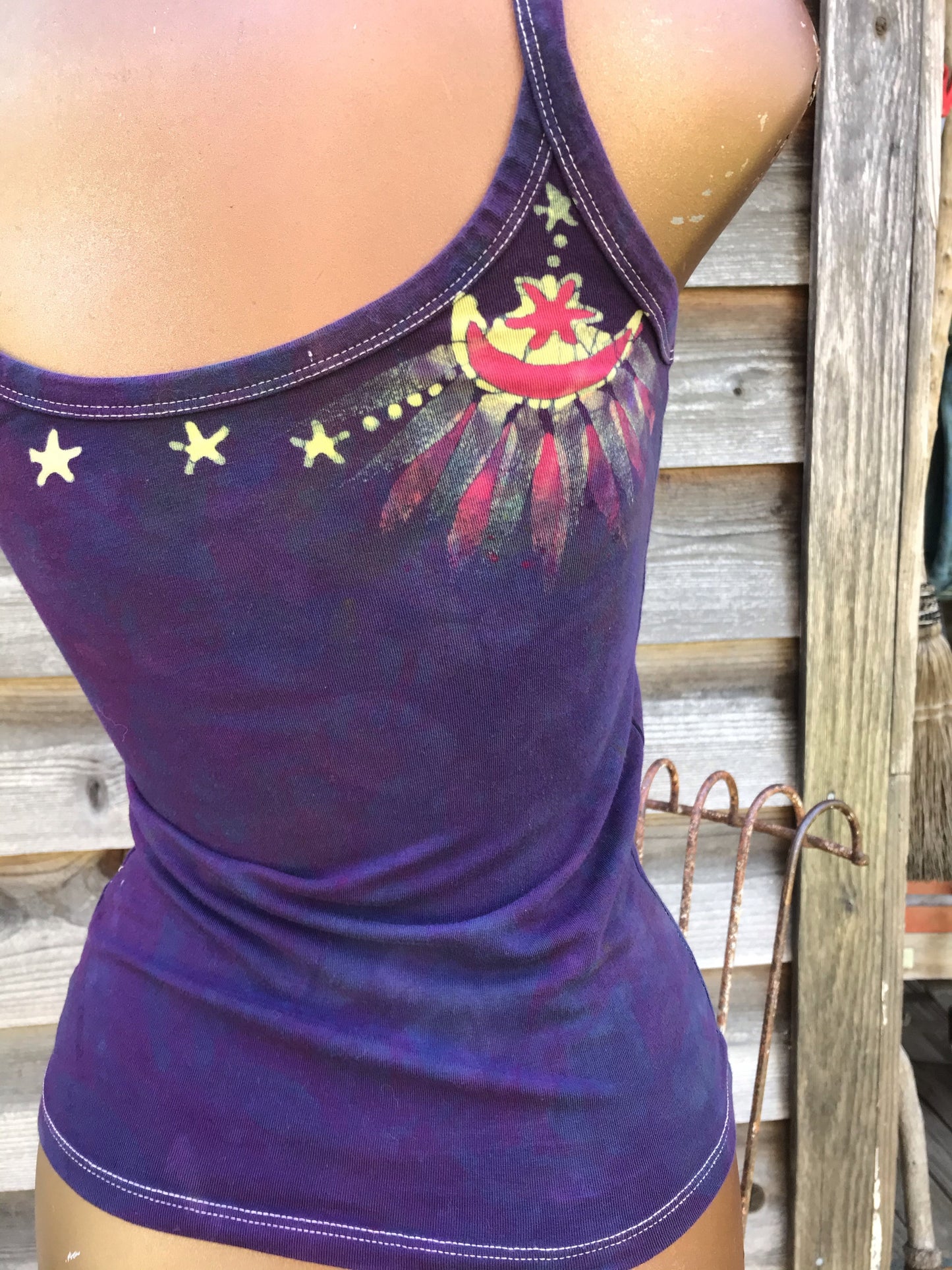 Berry Huntress Batikwalla Tank Top Tops batikwalla