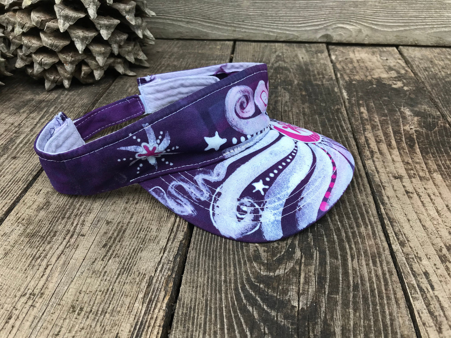 Cool Purple Sun Visor Hat Creative Ideas batikwalla