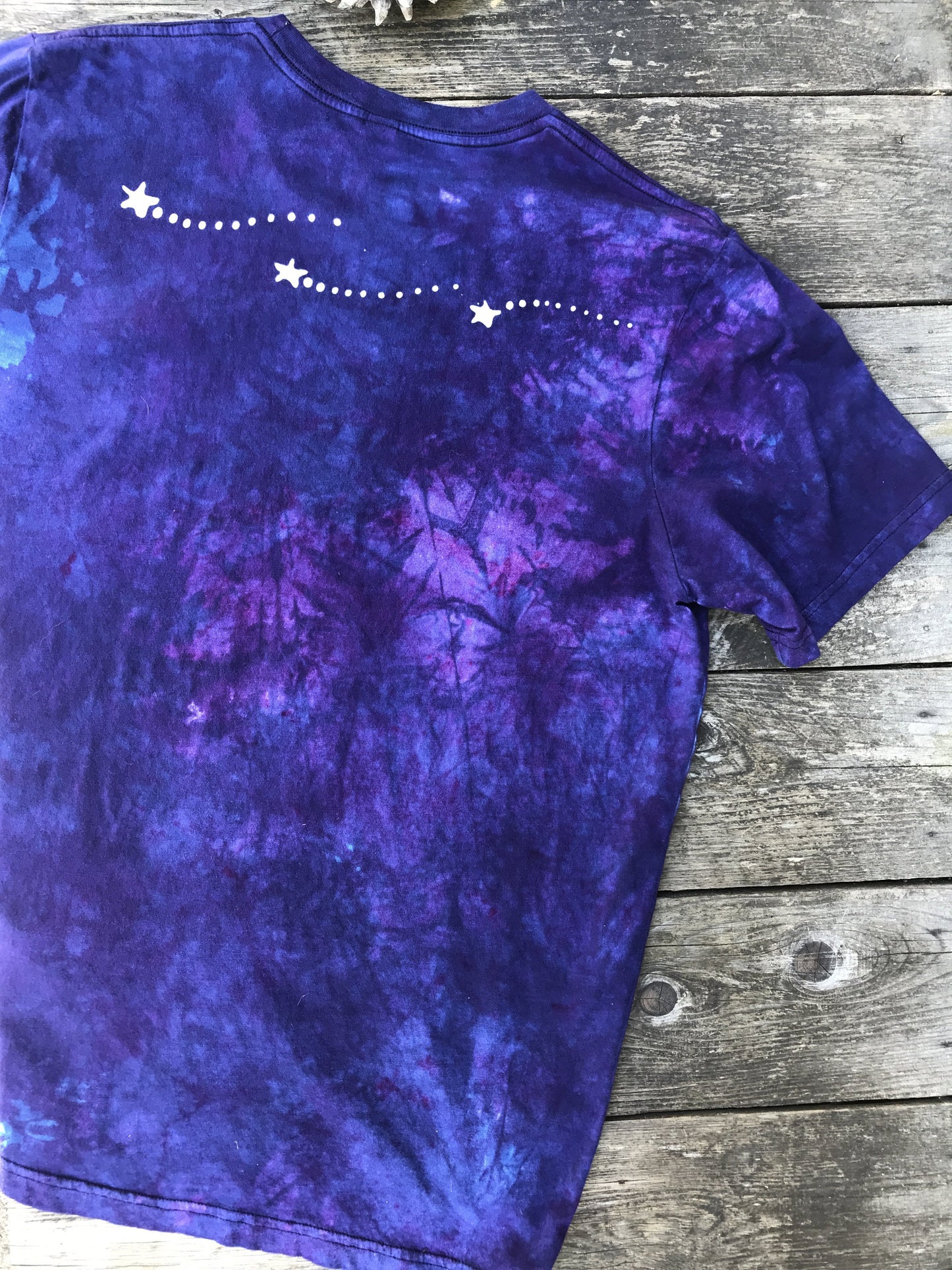 Midnight Moonbeams Skyline Handmade Tshirt