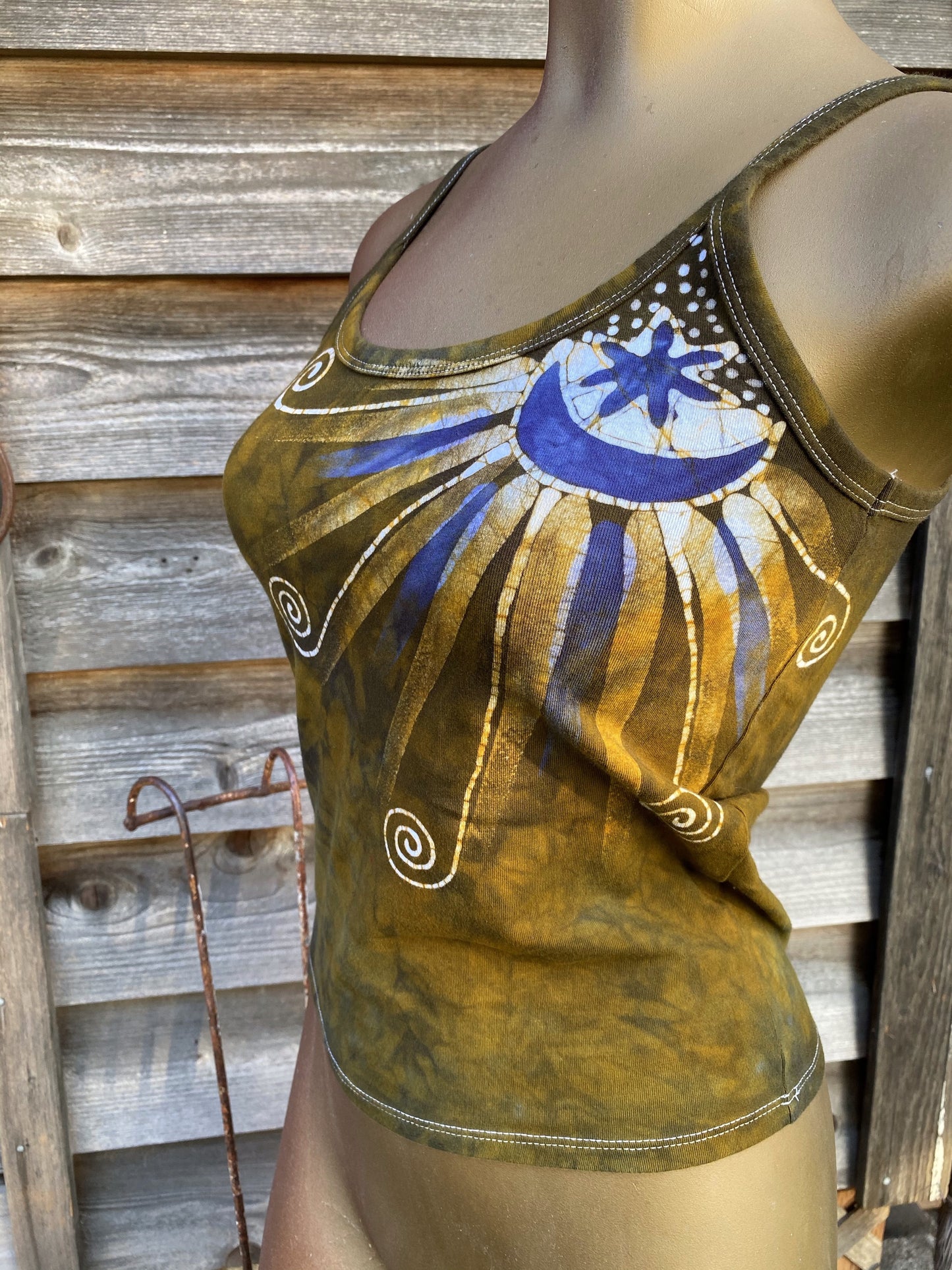 Mustard Seed Moon Awakening Batikwalla Tank Top Tops batikwalla