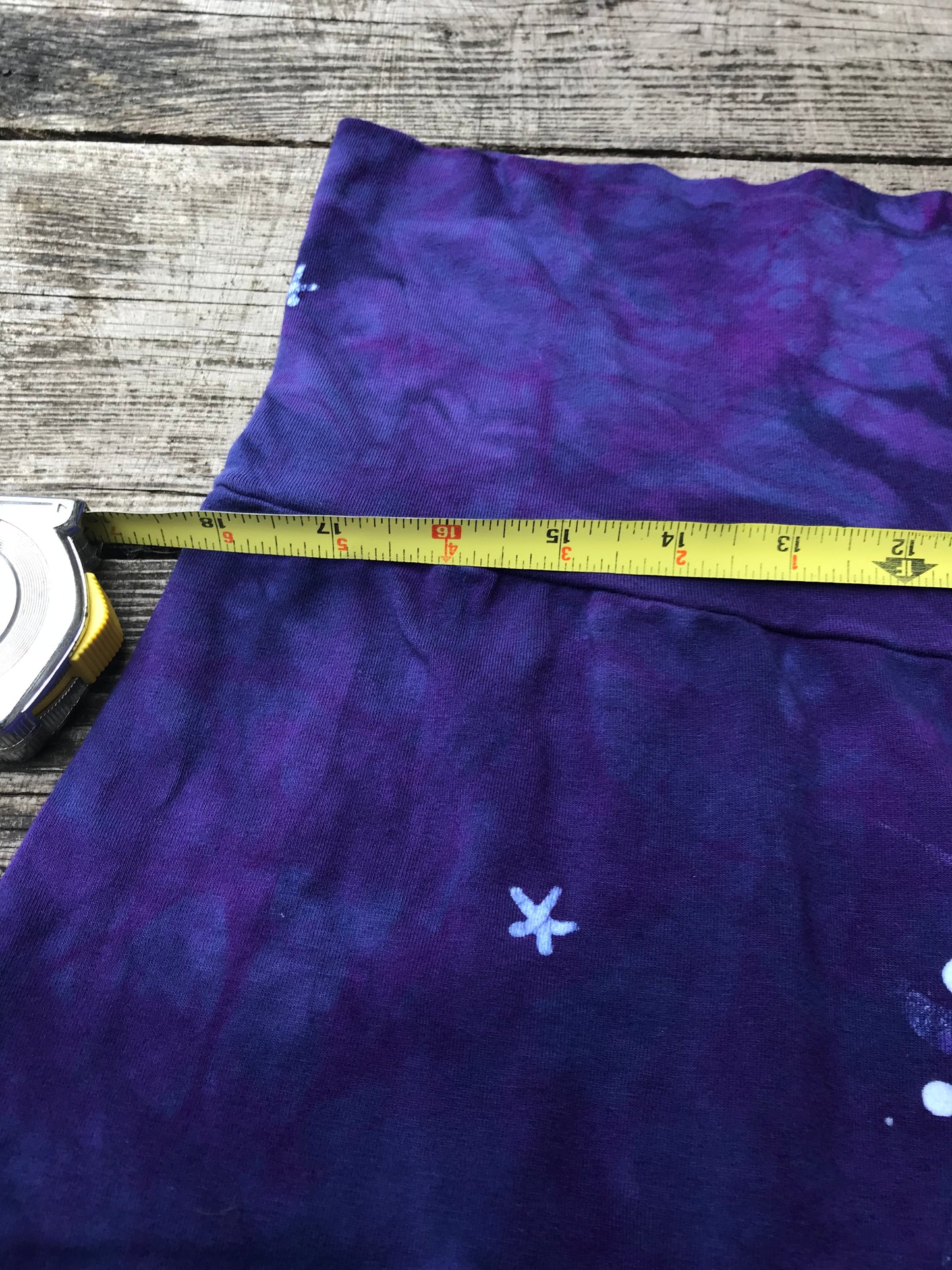 Moon and Stars Batik Biker Shorts - Purple Magenta Batikwalla by Victoria