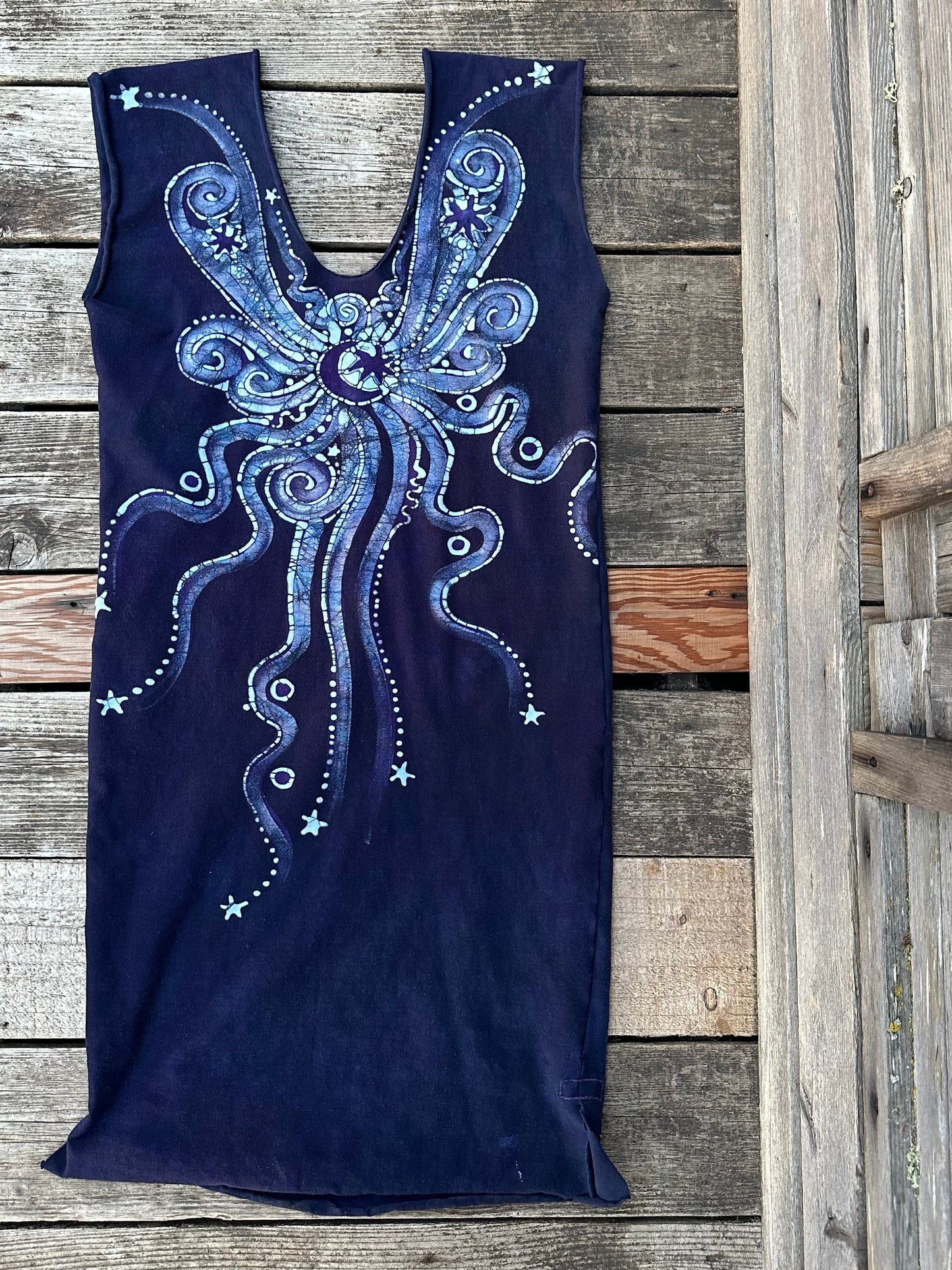 Midnight Stars Tribal Stretchy Tube Batik Dress Batik Dresses Batikwalla