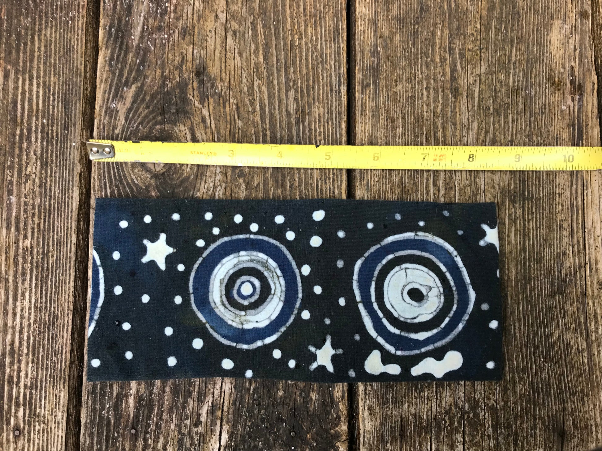 Juicy Fat Blueberries Fold Over Headband Batikwalla by Victoria
