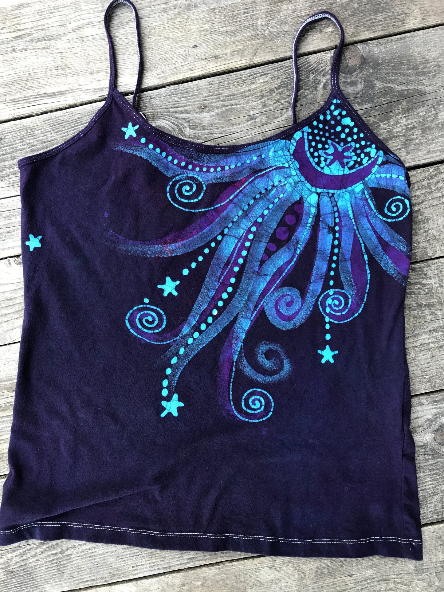 Midnight Mystic Yoga Camisole Tops batikwalla 1X