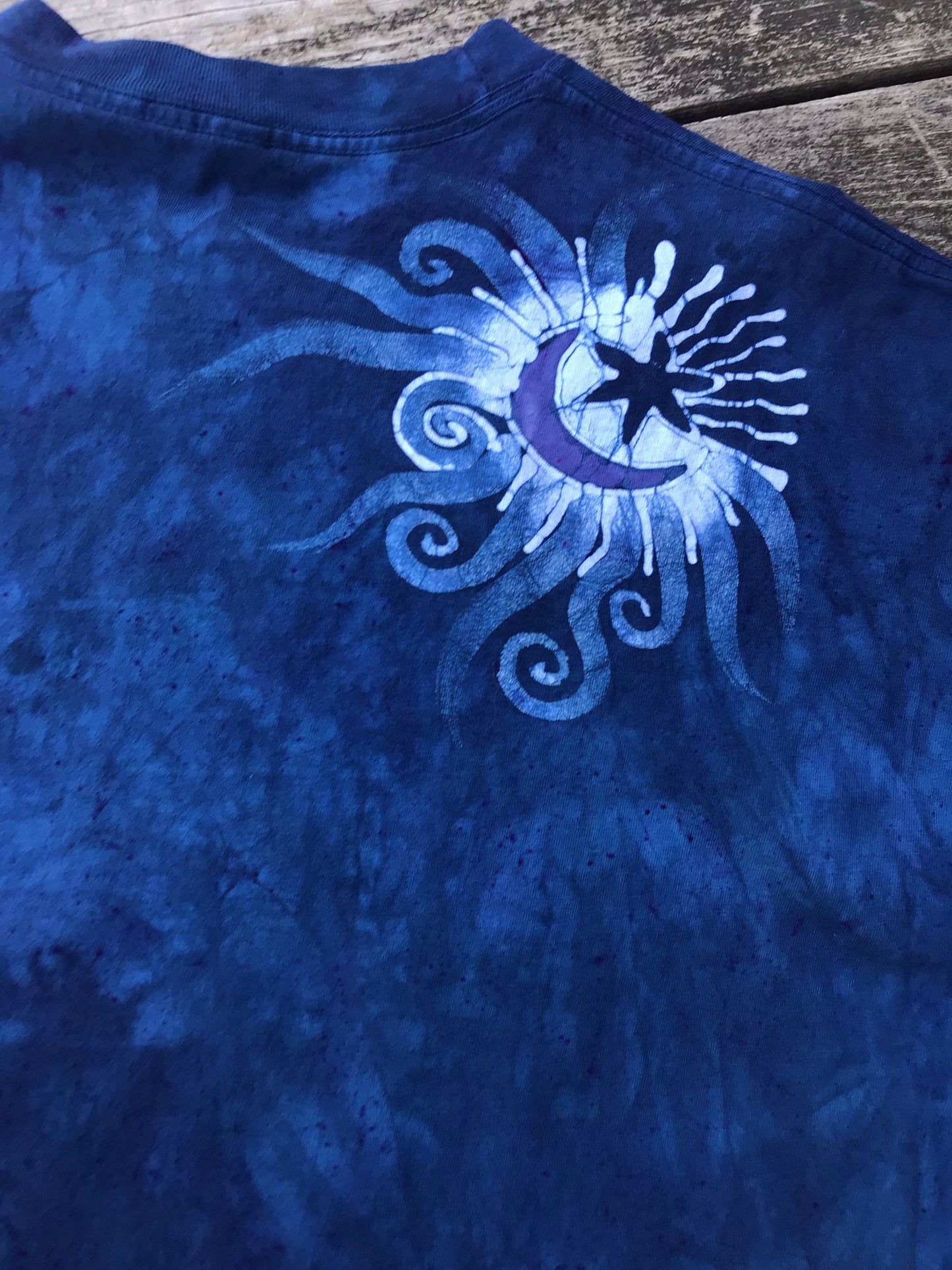 Blue Moon Forest Handmade Batikwalla Tshirt - Size XL tshirt batikwalla