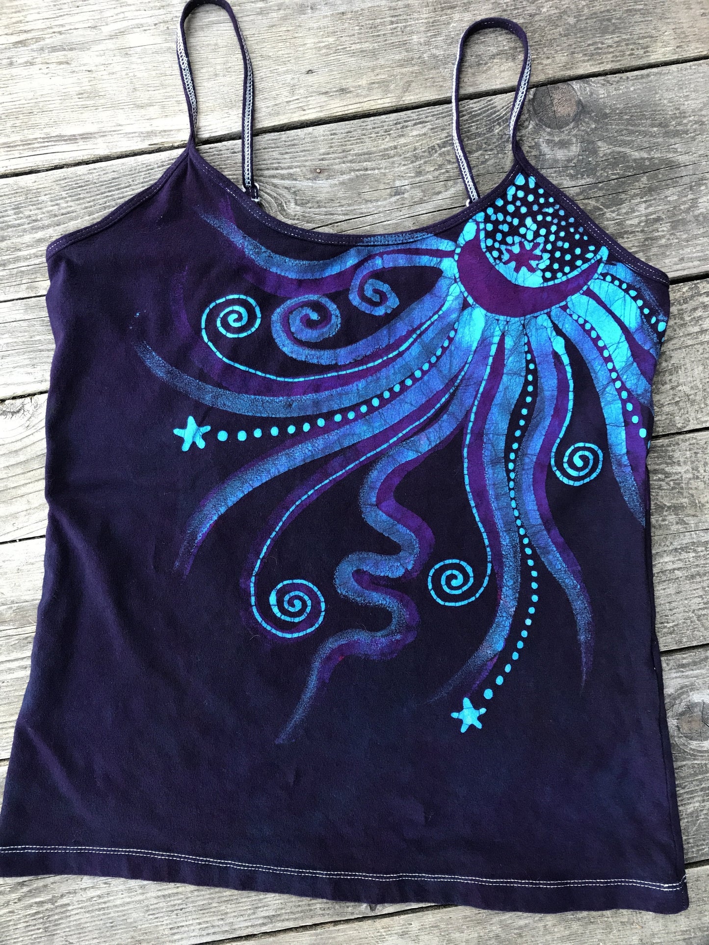 Midnight Mystic Yoga Camisole Tops batikwalla 0X