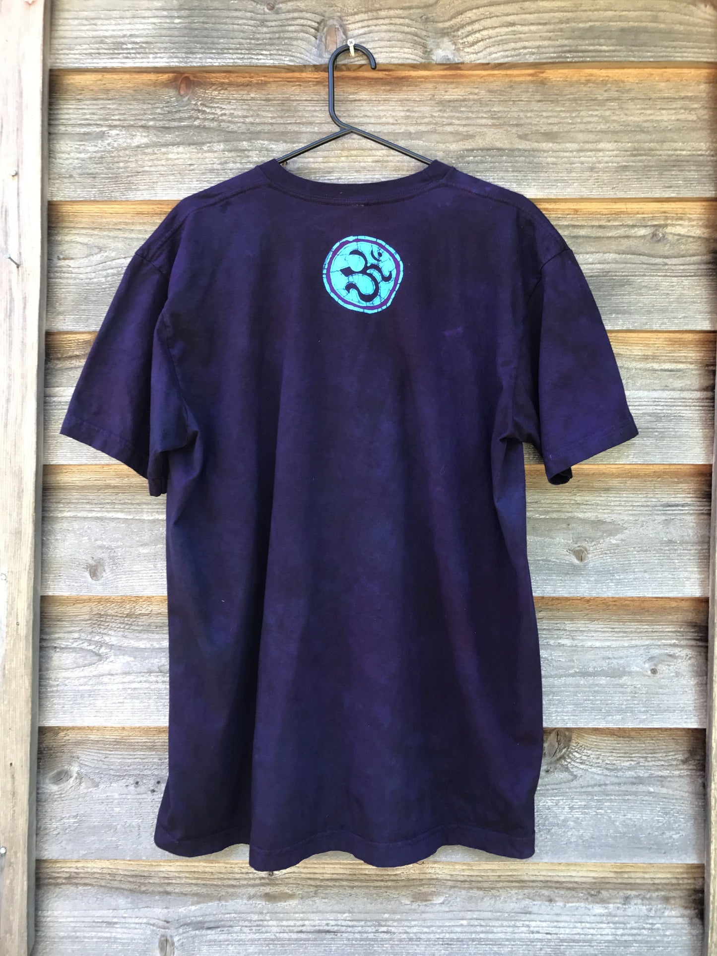 Omgasmic Purple Star Handmade Batikwalla Tshirt - Size 2X