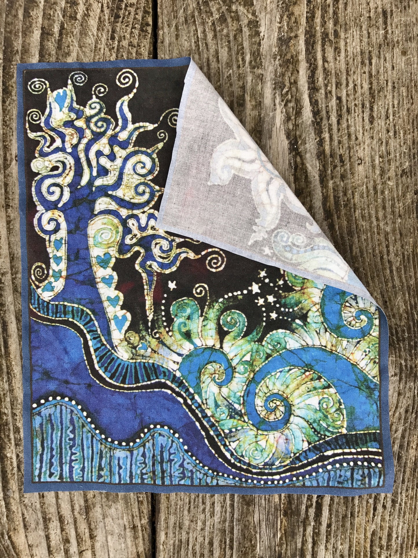 Trinidad Batik Fabric Print Patch