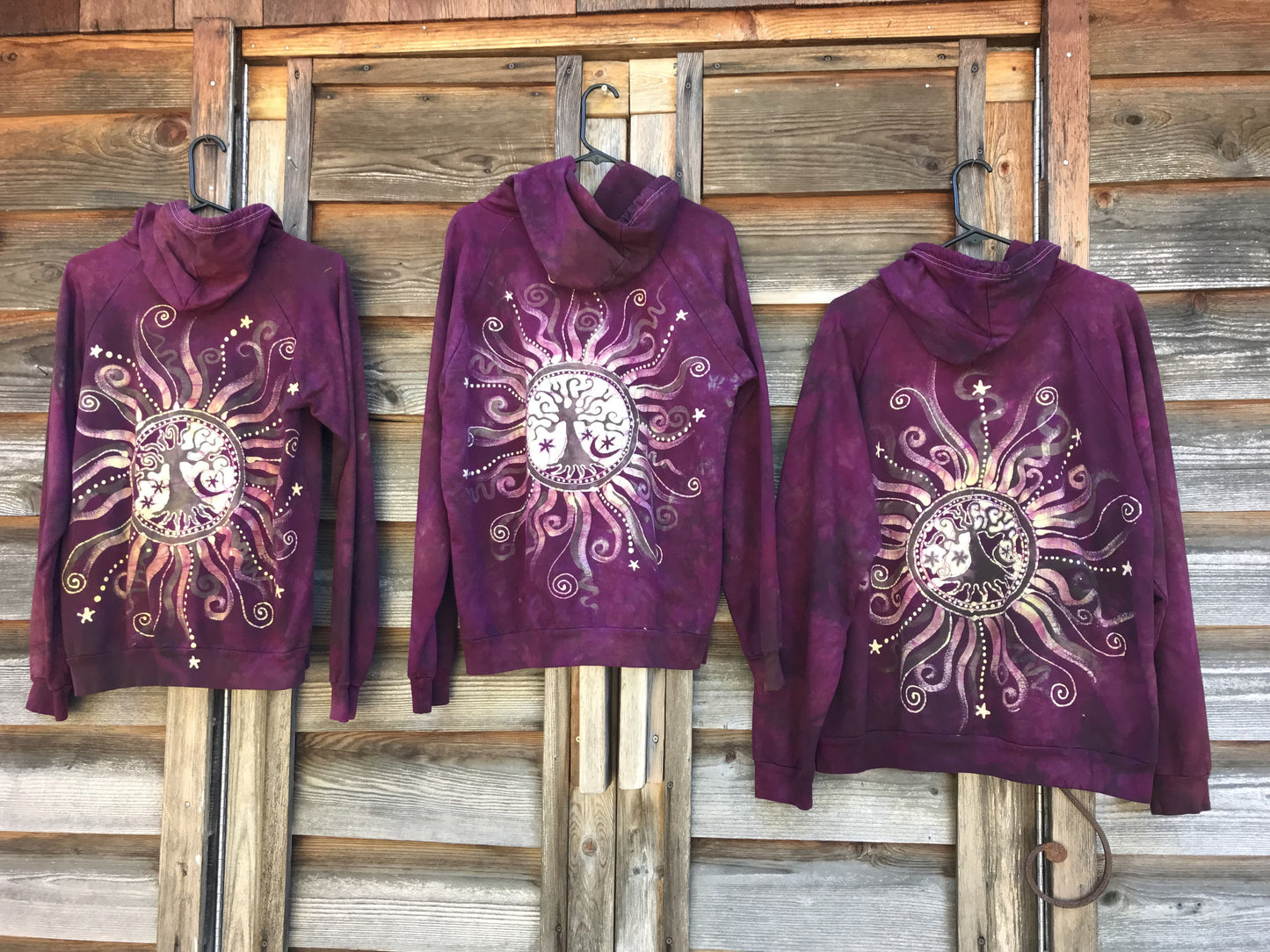 Fire On The Mountain Tree Of Life Pullover Batik Hoodie - Organic Cotton hoodie batikwalla