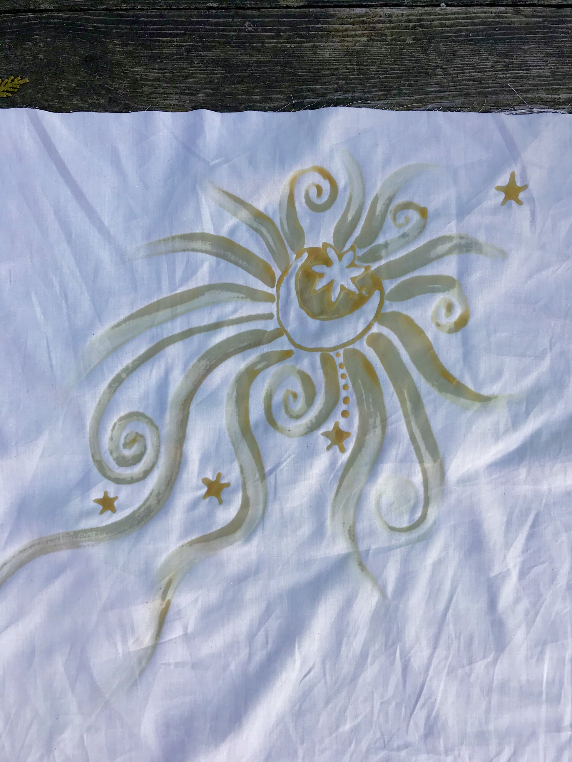 Batik Fabric Square - The Art Of Creative Batik Members Project Batikwalla by Victoria