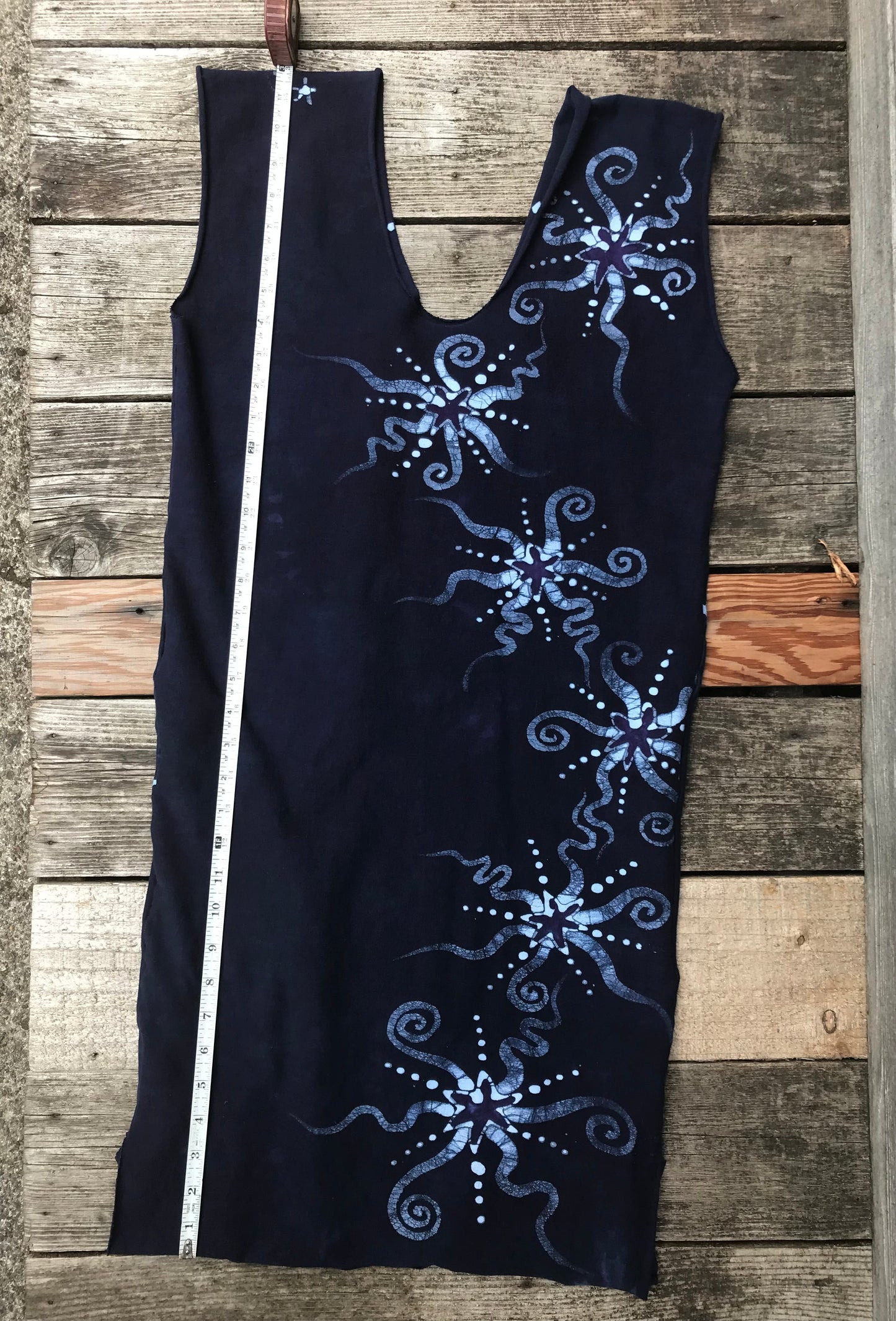 Midnight Moon Stretchy Hemp Tube Dress Batik Dresses Batikwalla