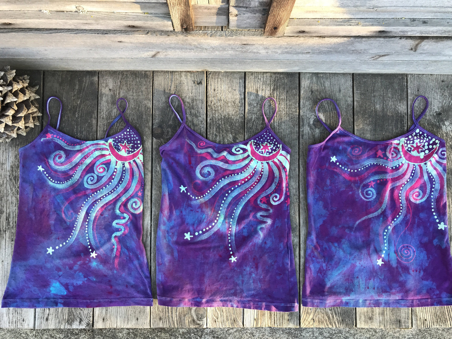 Sunrise Sunset Moonbeams Yoga Camisole Tops batikwalla