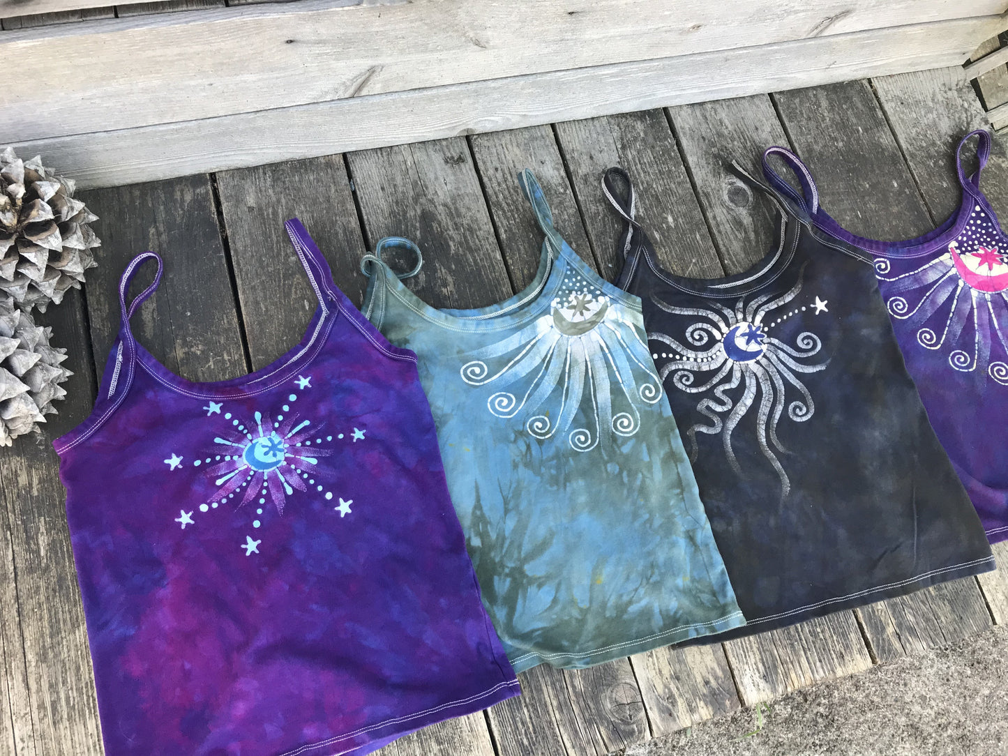 Yoga Sunburst Batikwalla Tank Top Tops batikwalla