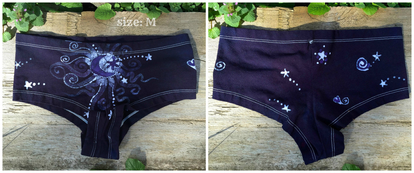 Batik Boyshort Undies - Midnight Blue Moon - Batikwalla
- 6