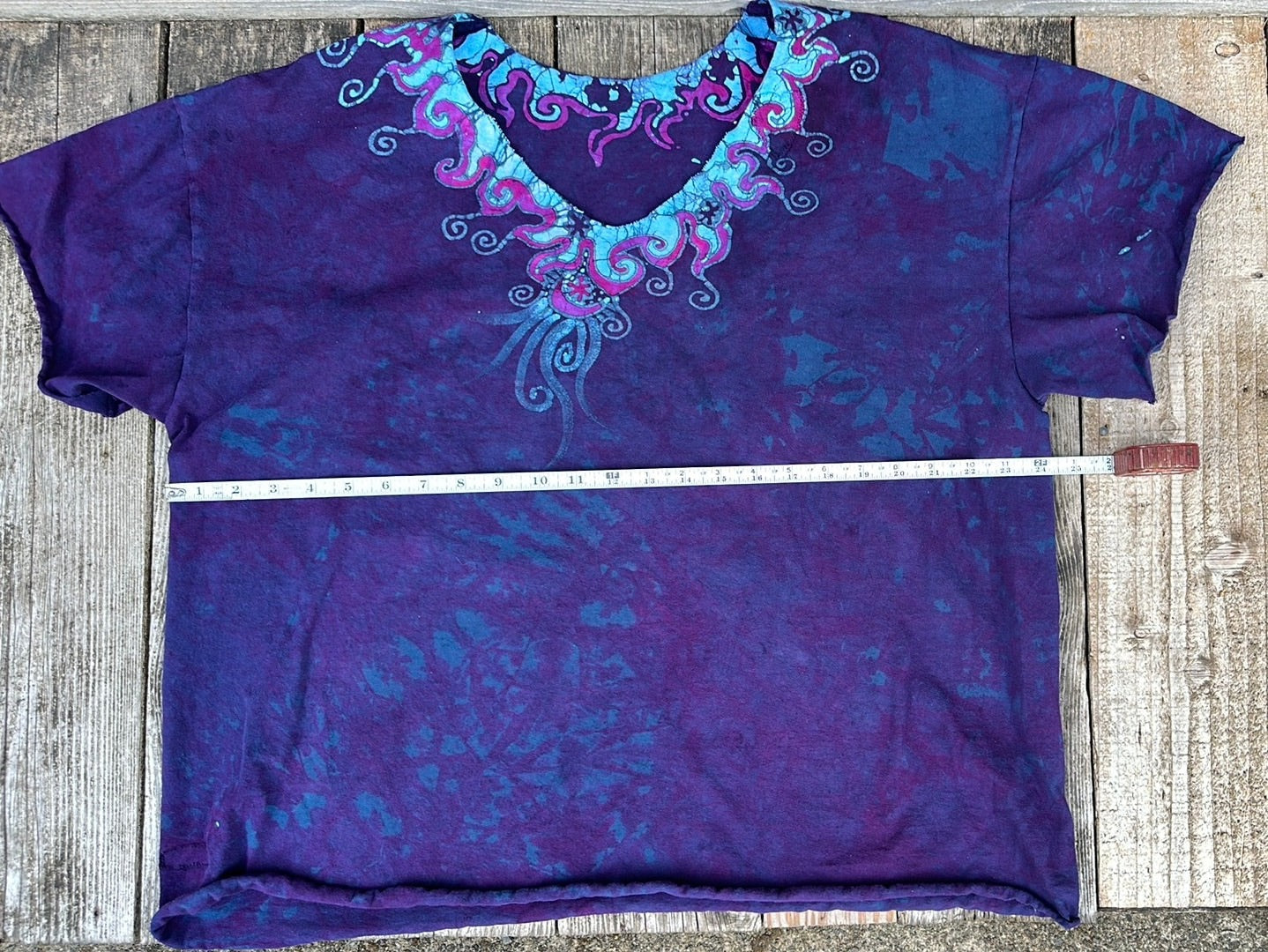 Sapphire Moon Necklace Tee - Size XL Shirts & Tops Batikwalla by Victoria 