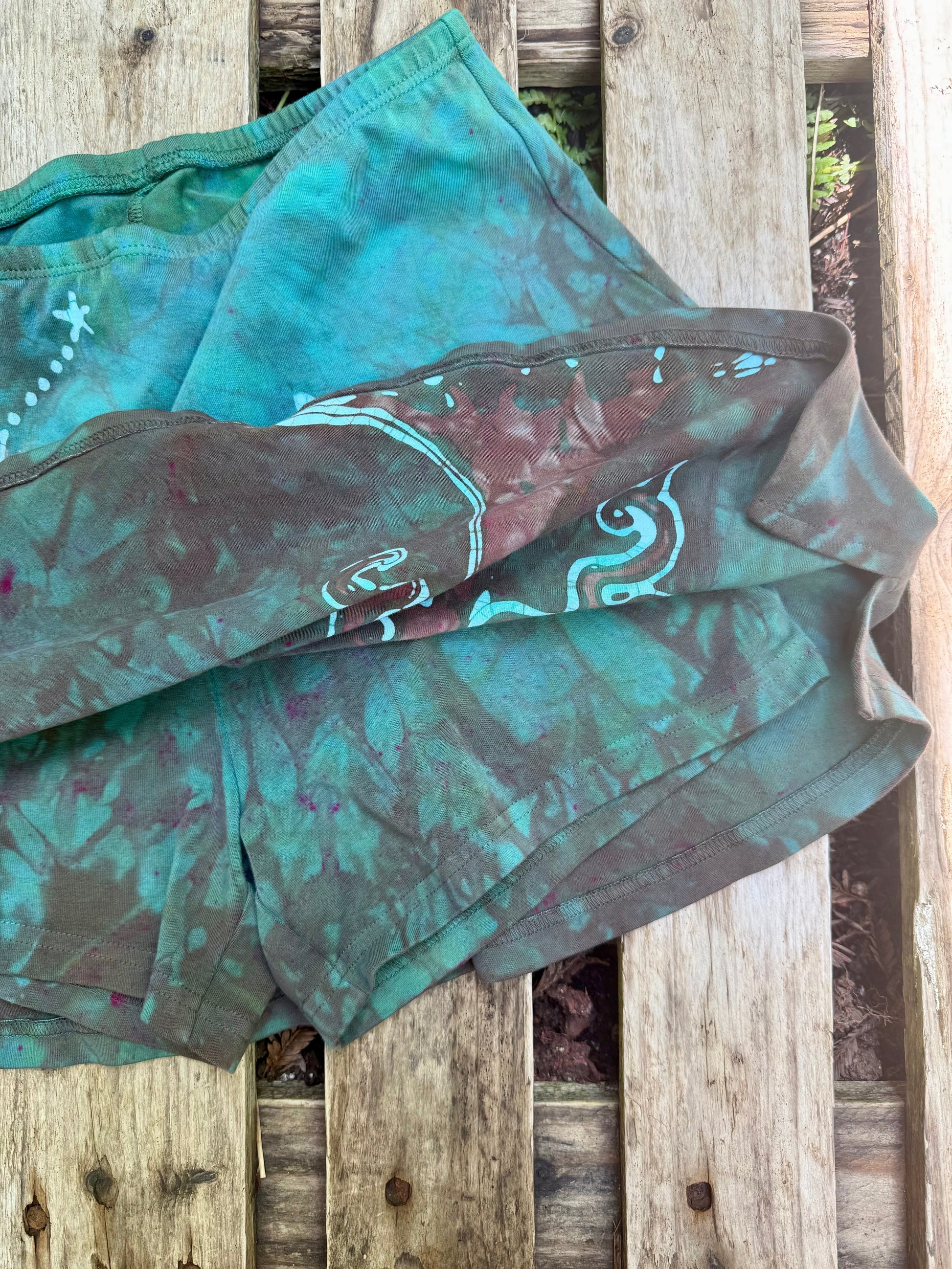 Tree Sun and Moon Skort Batikwalla by Victoria 