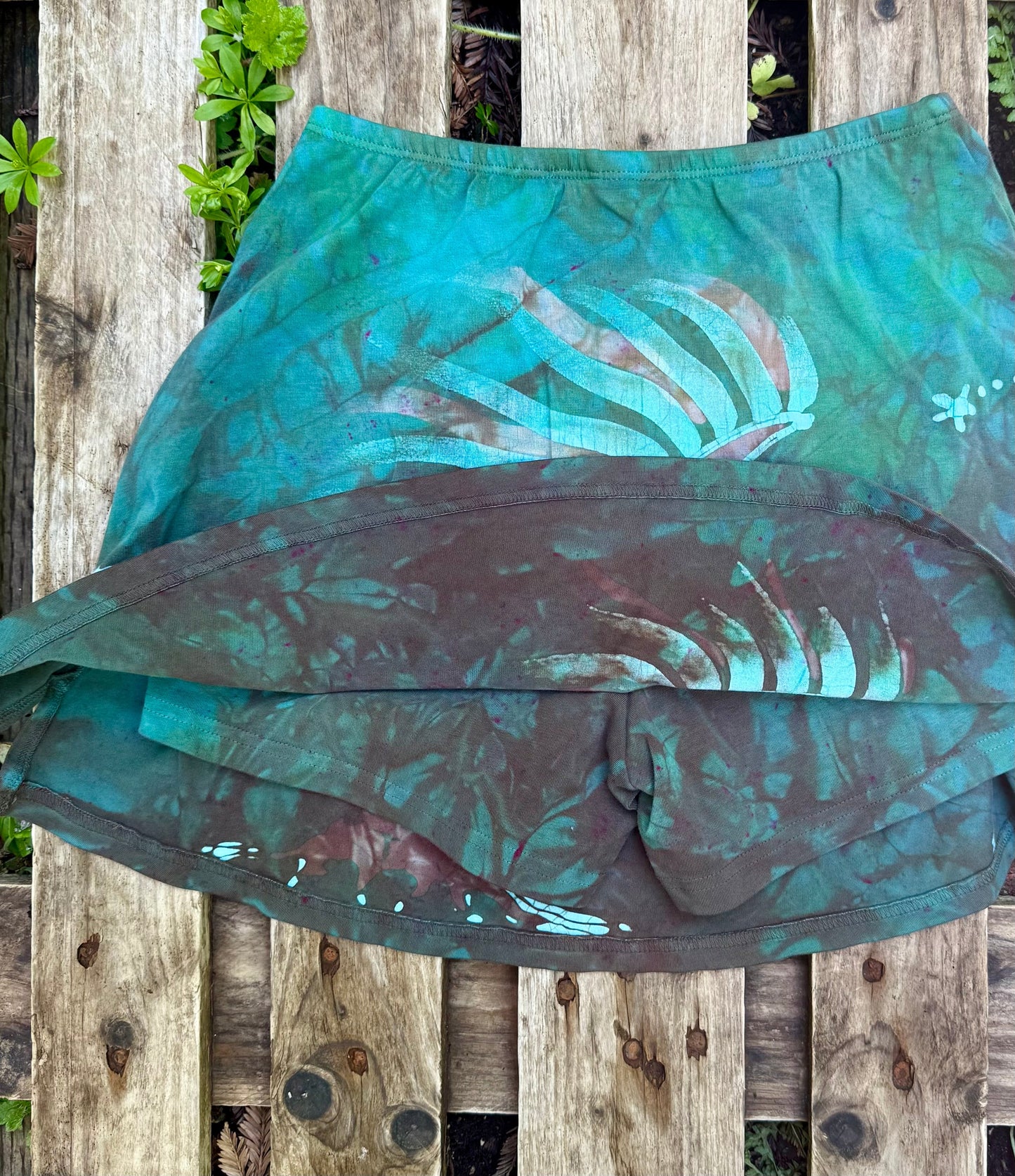 Tree Sun and Moon Skort Batikwalla by Victoria 