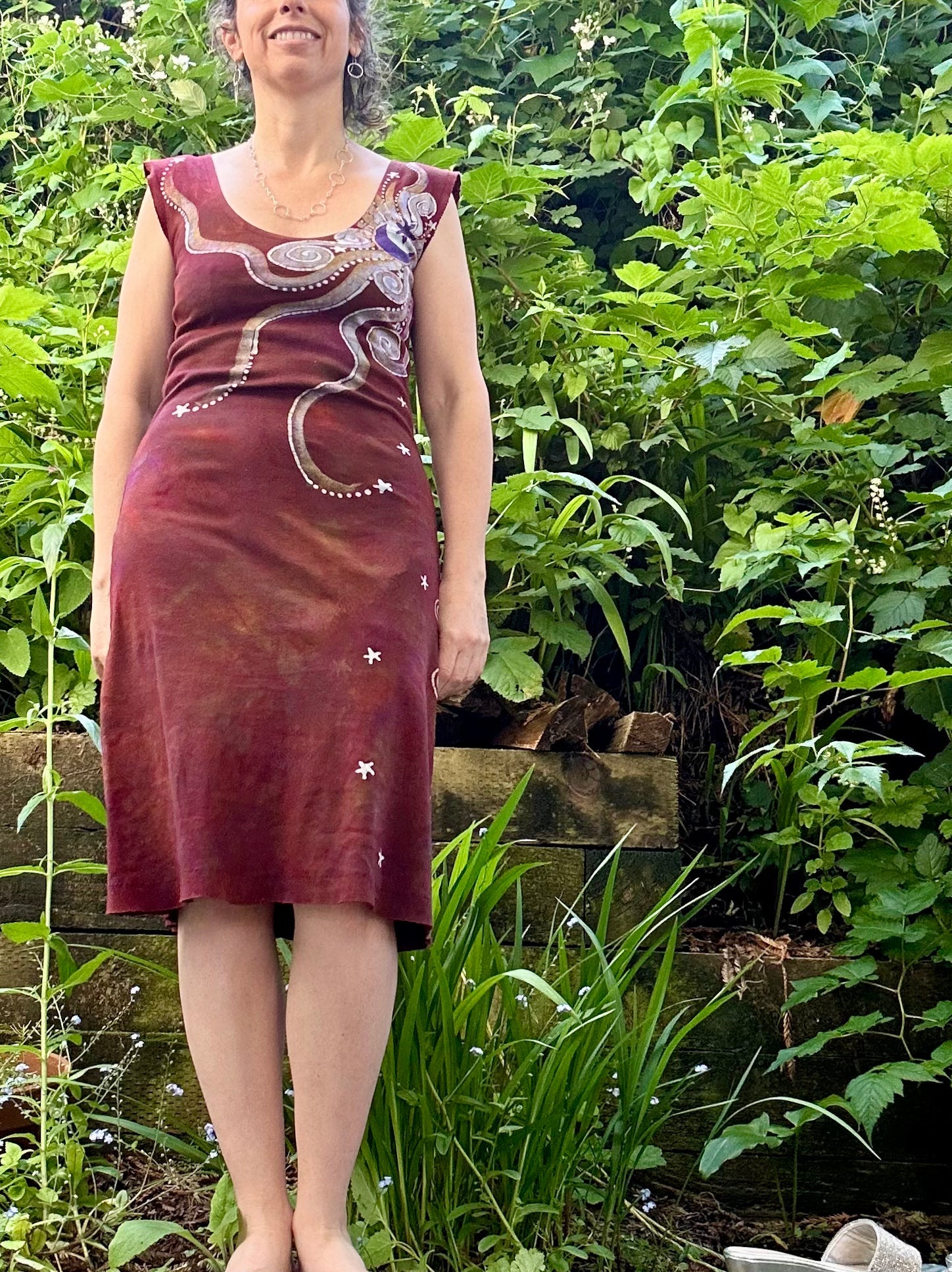 Under The Redwood Tree Handmade Batik Dress Batik Dresses Batikwalla 