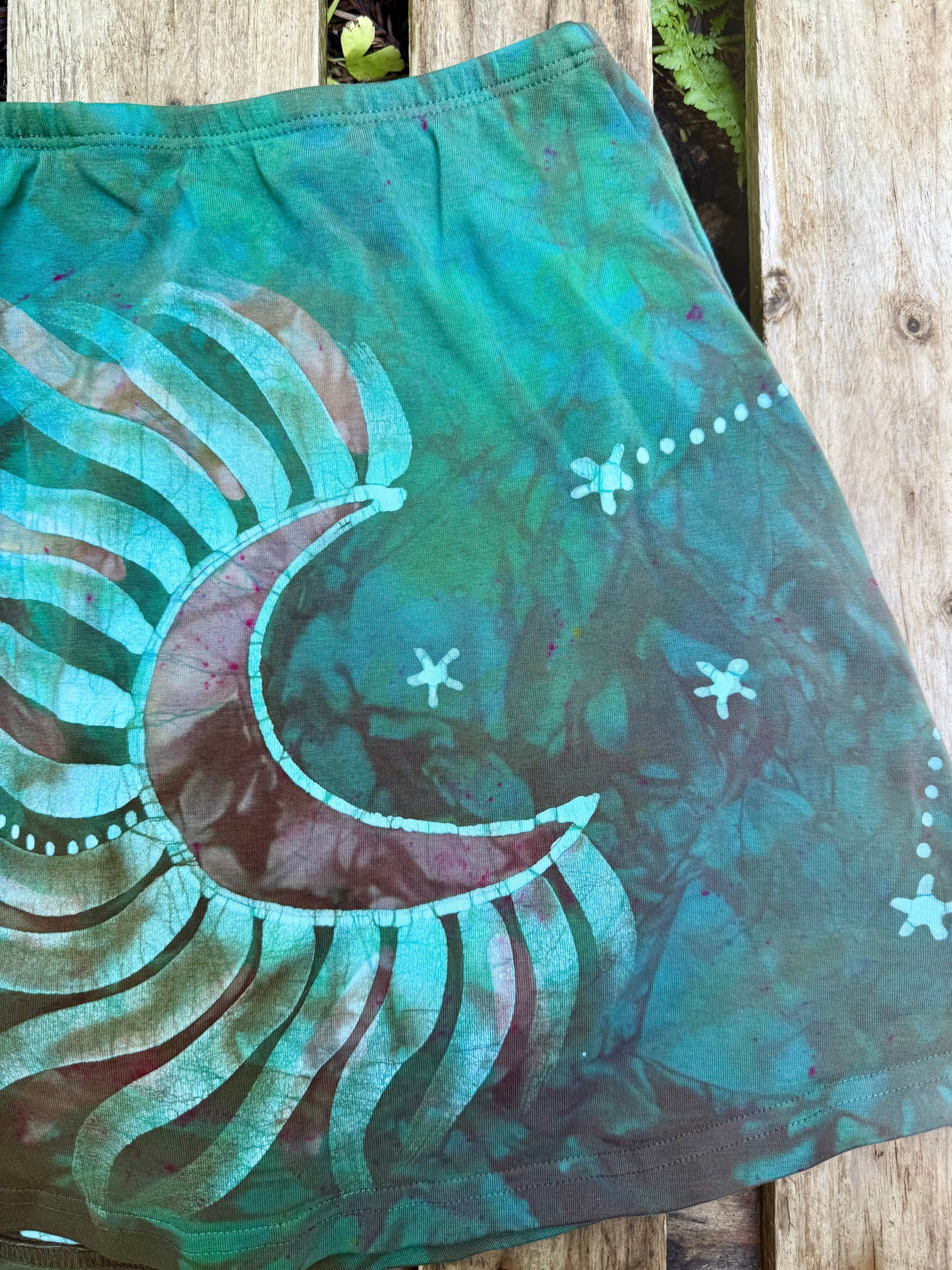 Tree Sun and Moon Skort Batikwalla by Victoria 